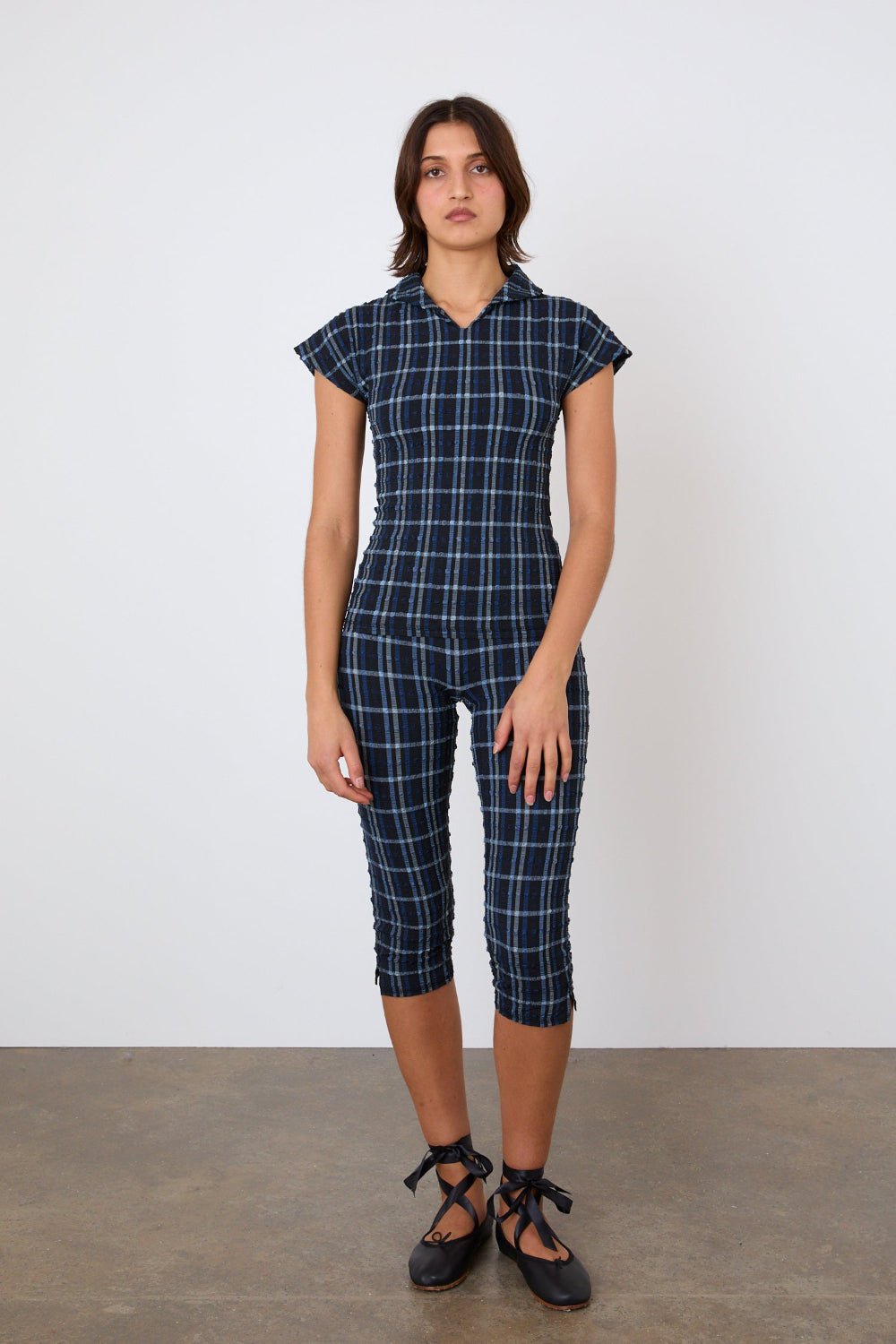 The Cindy Polo Top, Selvedge