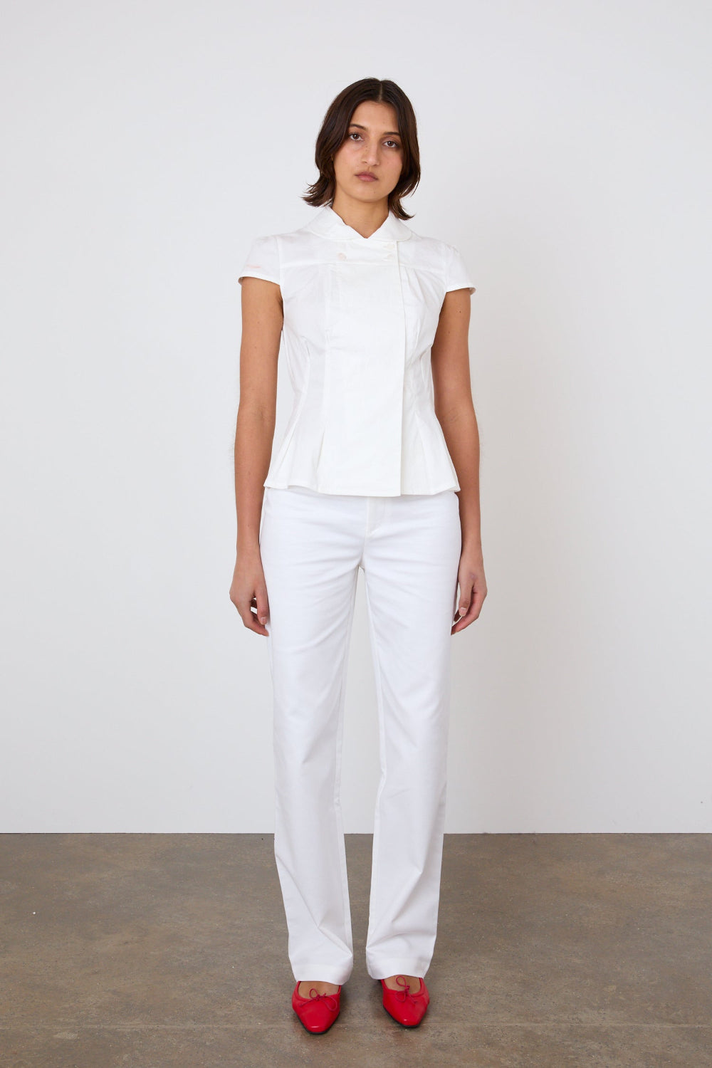 The Audrey Trousers, Porcelain