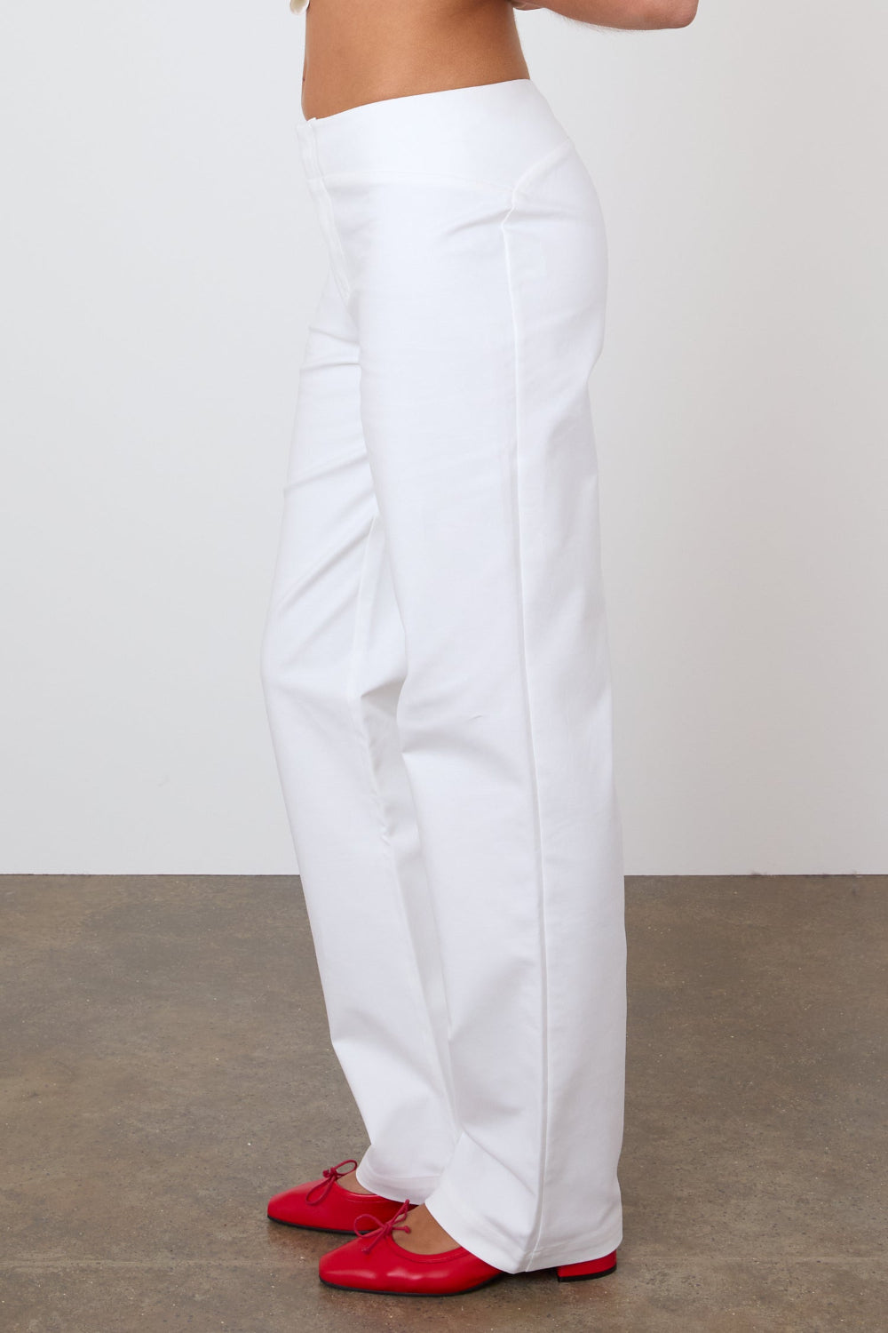 The Audrey Trousers, Porcelain