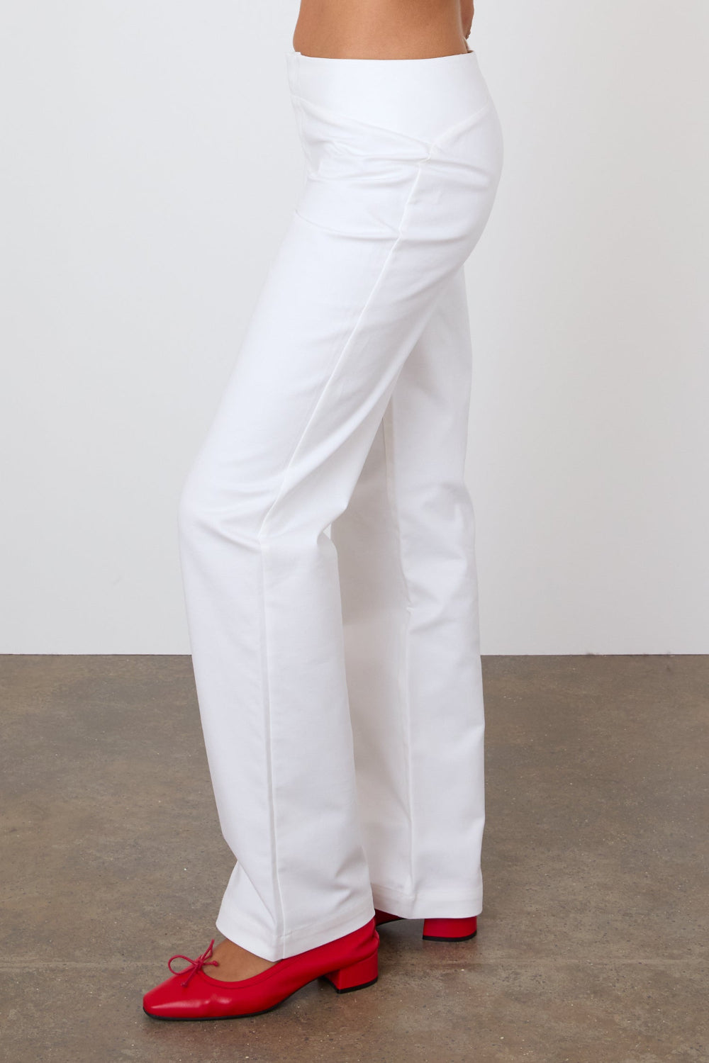 The Audrey Trousers, Porcelain