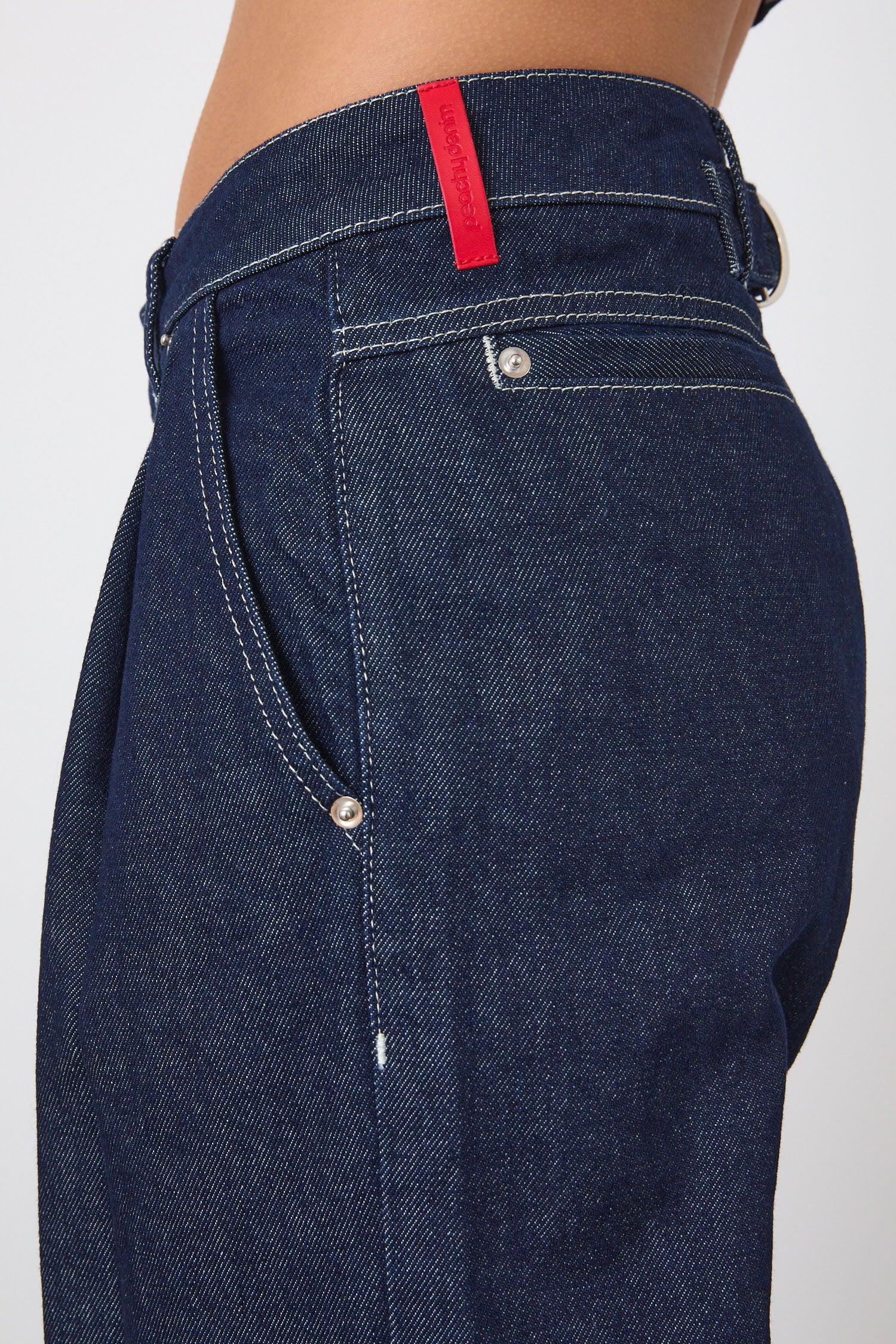 Lita Tailored Jeans, Indigo Rinse