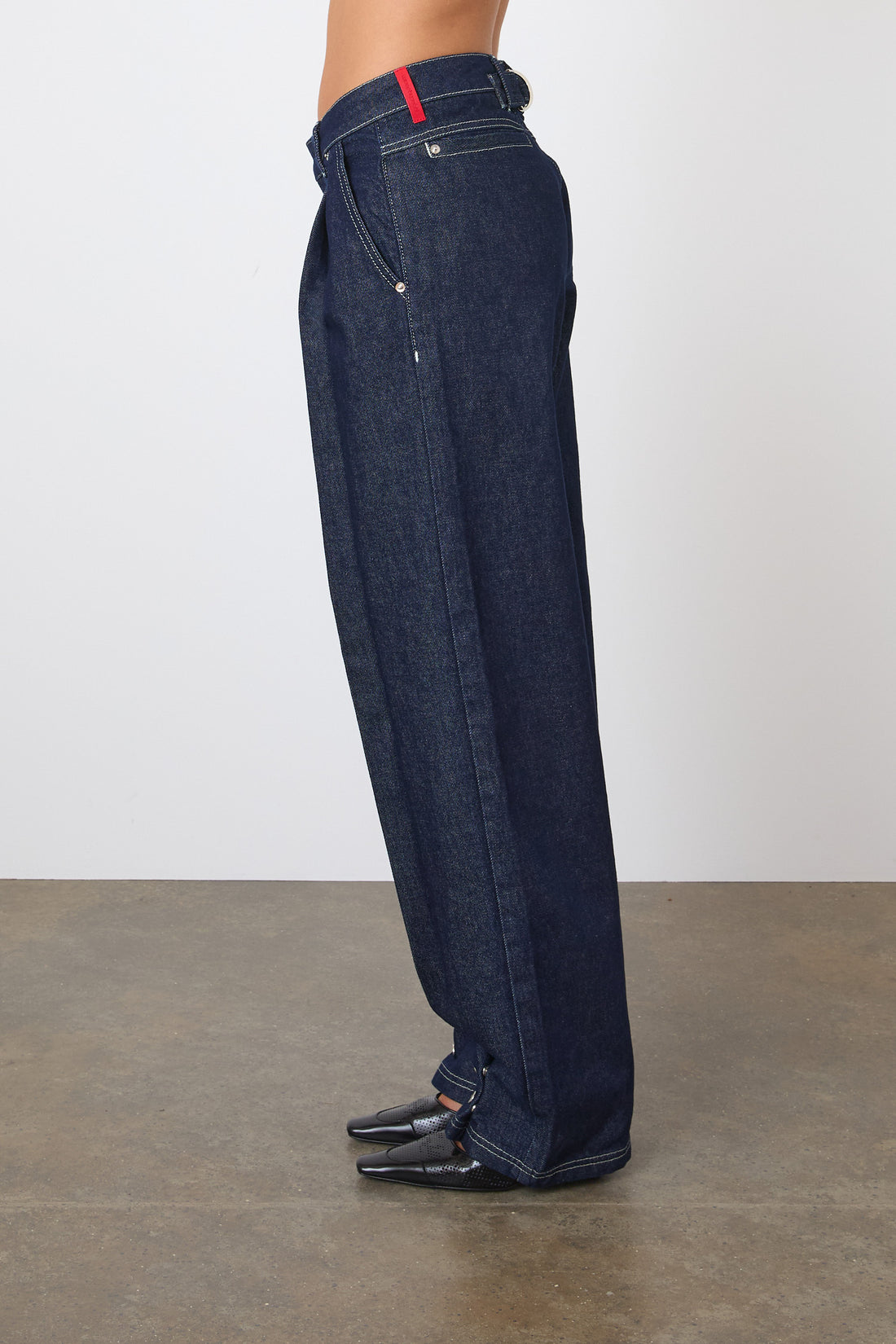 Lita Tailored Jeans, Indigo Rinse