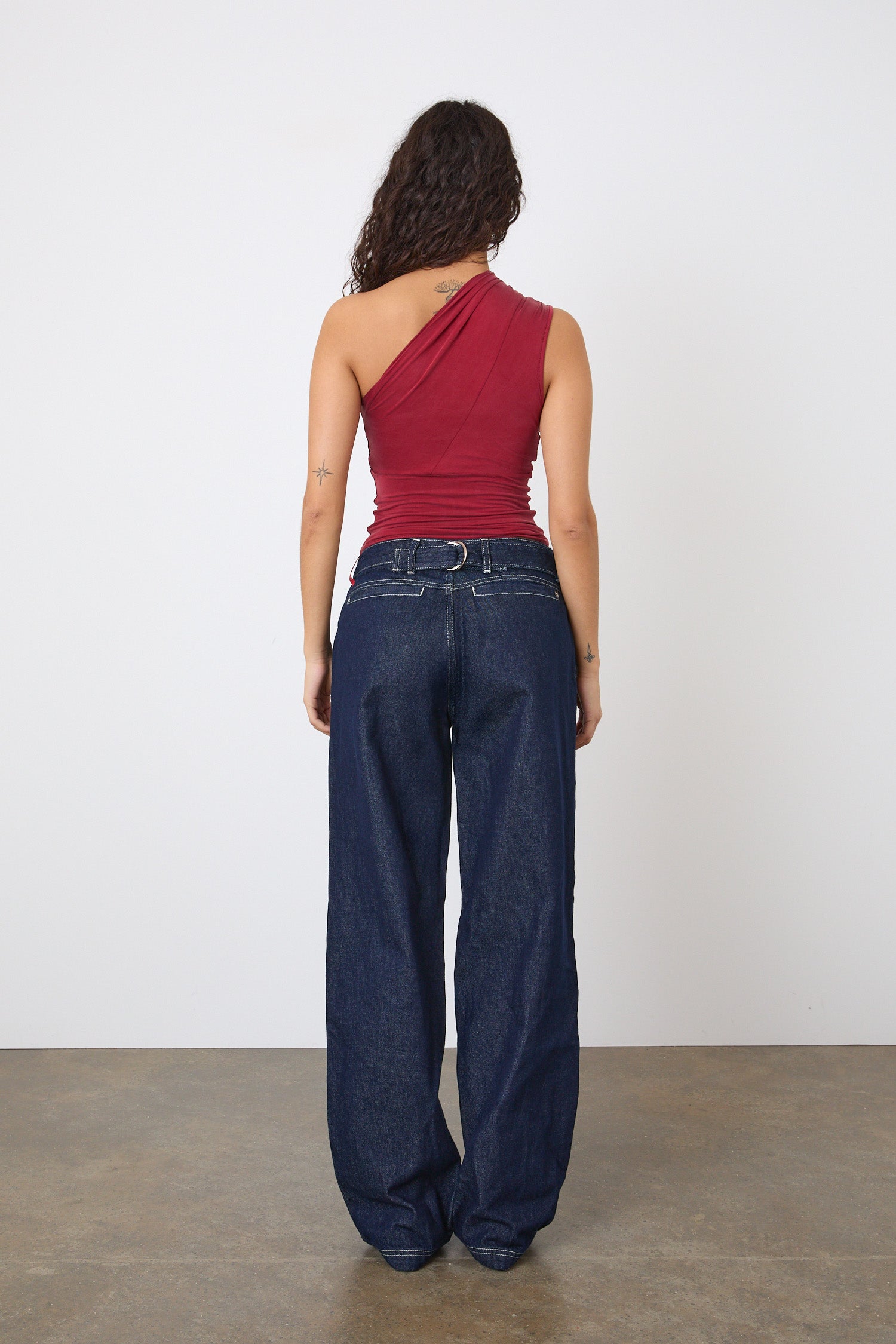 Kylie Asymmetric Top, Red Sandstone