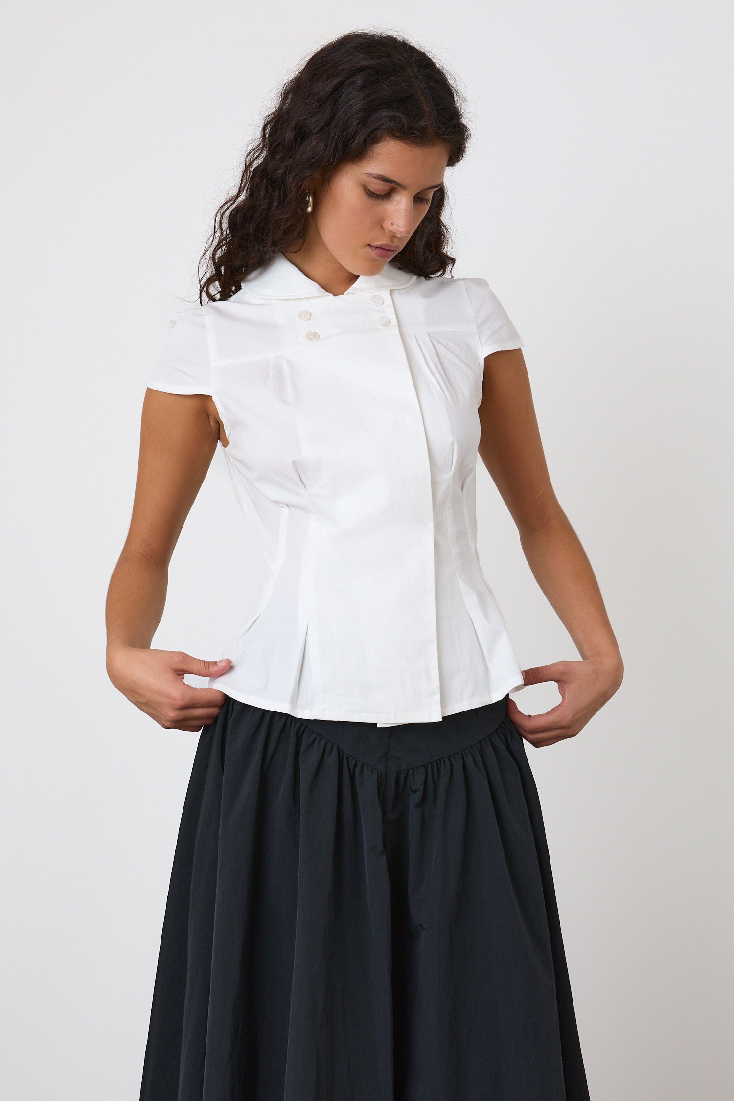 The Missy Blouse, Porcelain