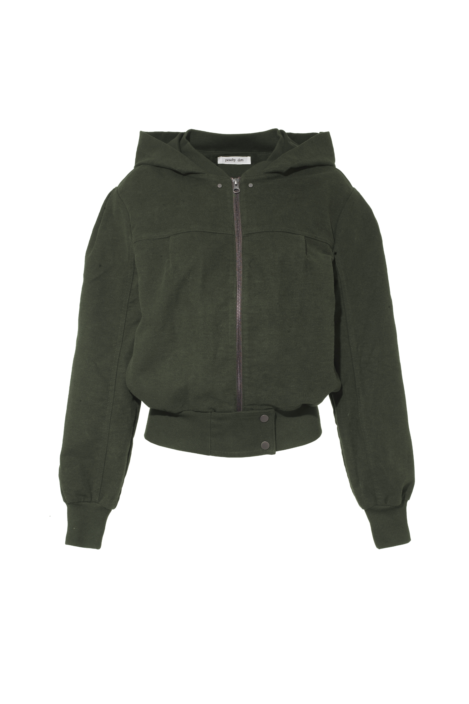 The Edie Bomber Jacket, Olive