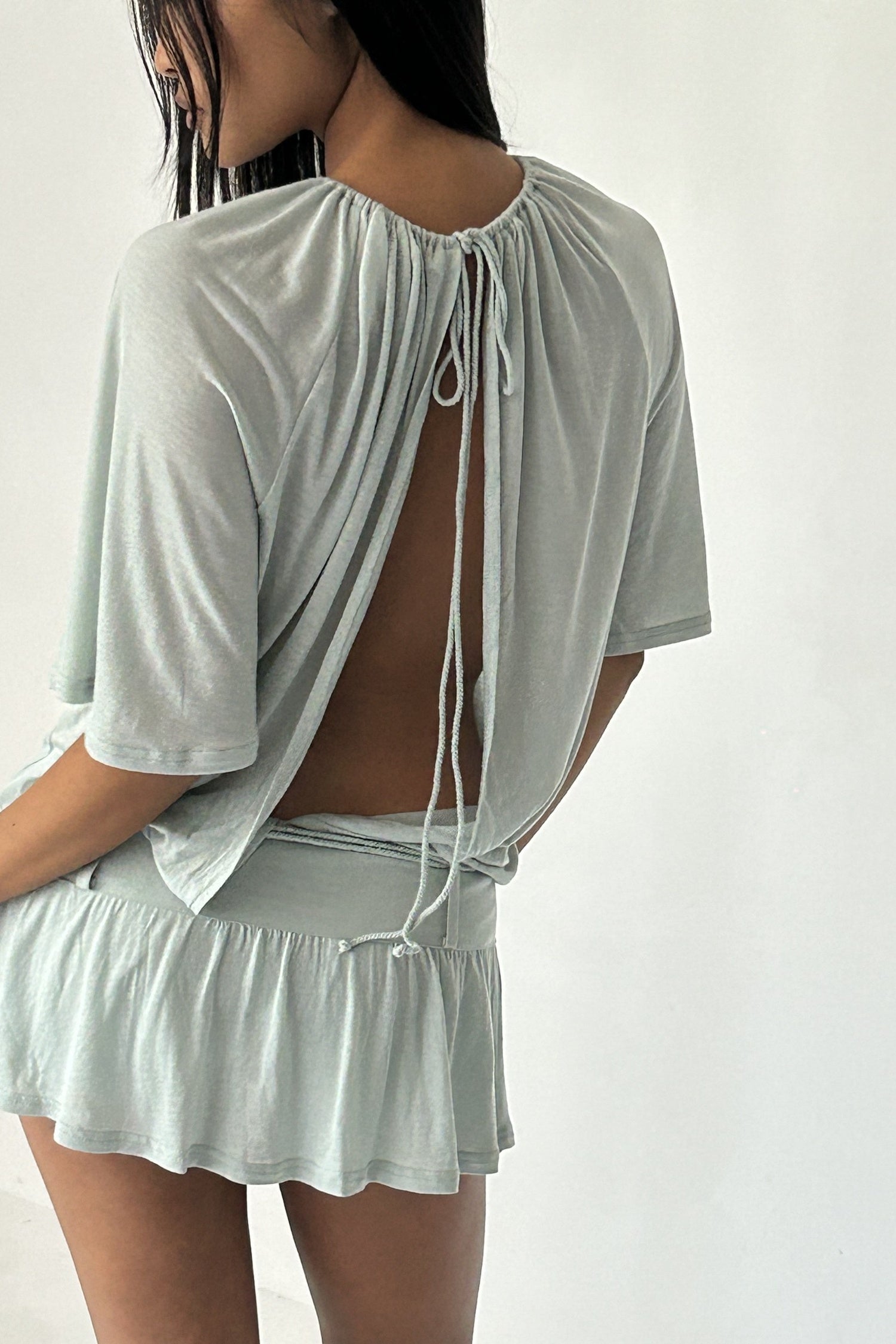 Blanche Skort Dress, Mist