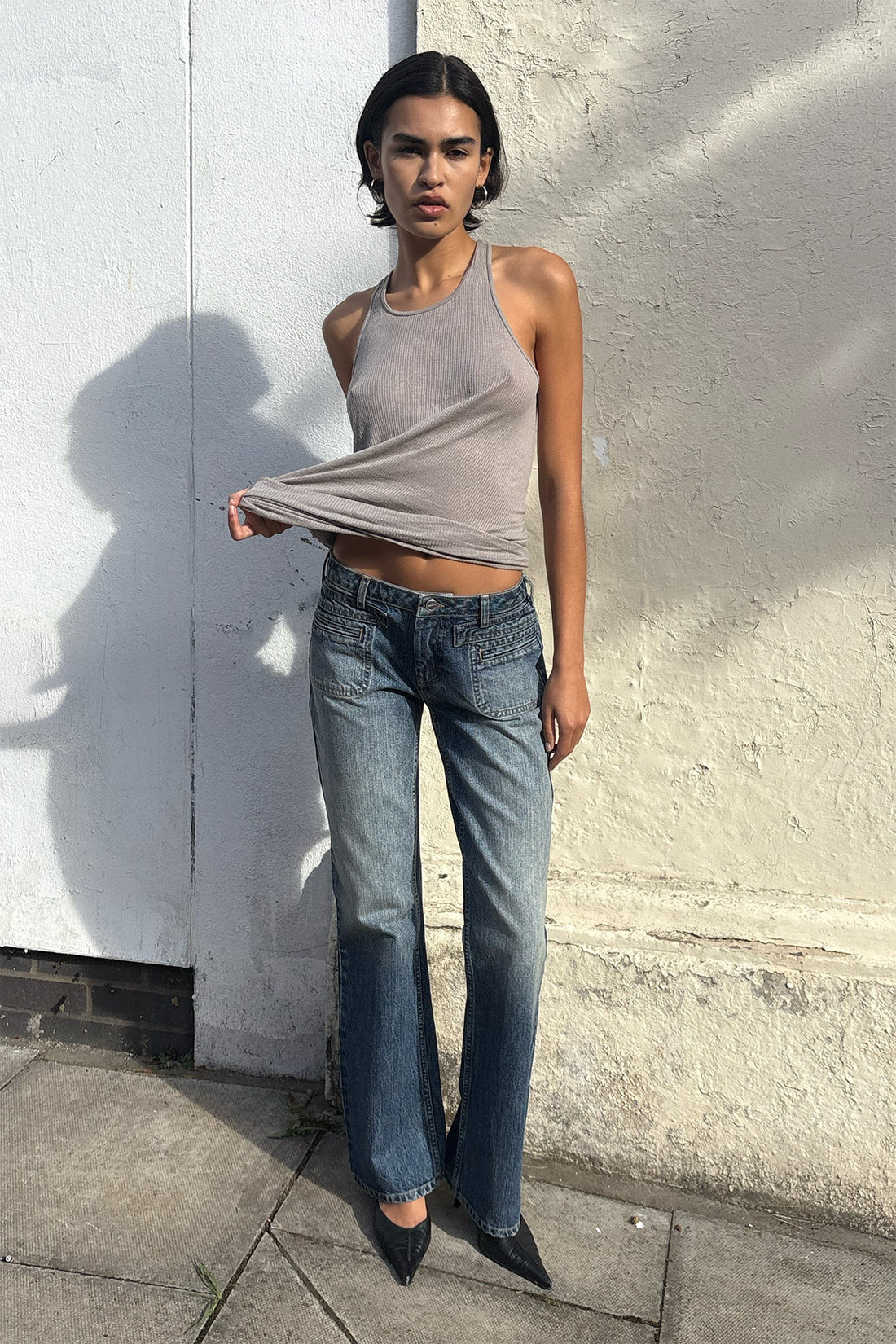 Brit Bootcut Jeans, Overexposed