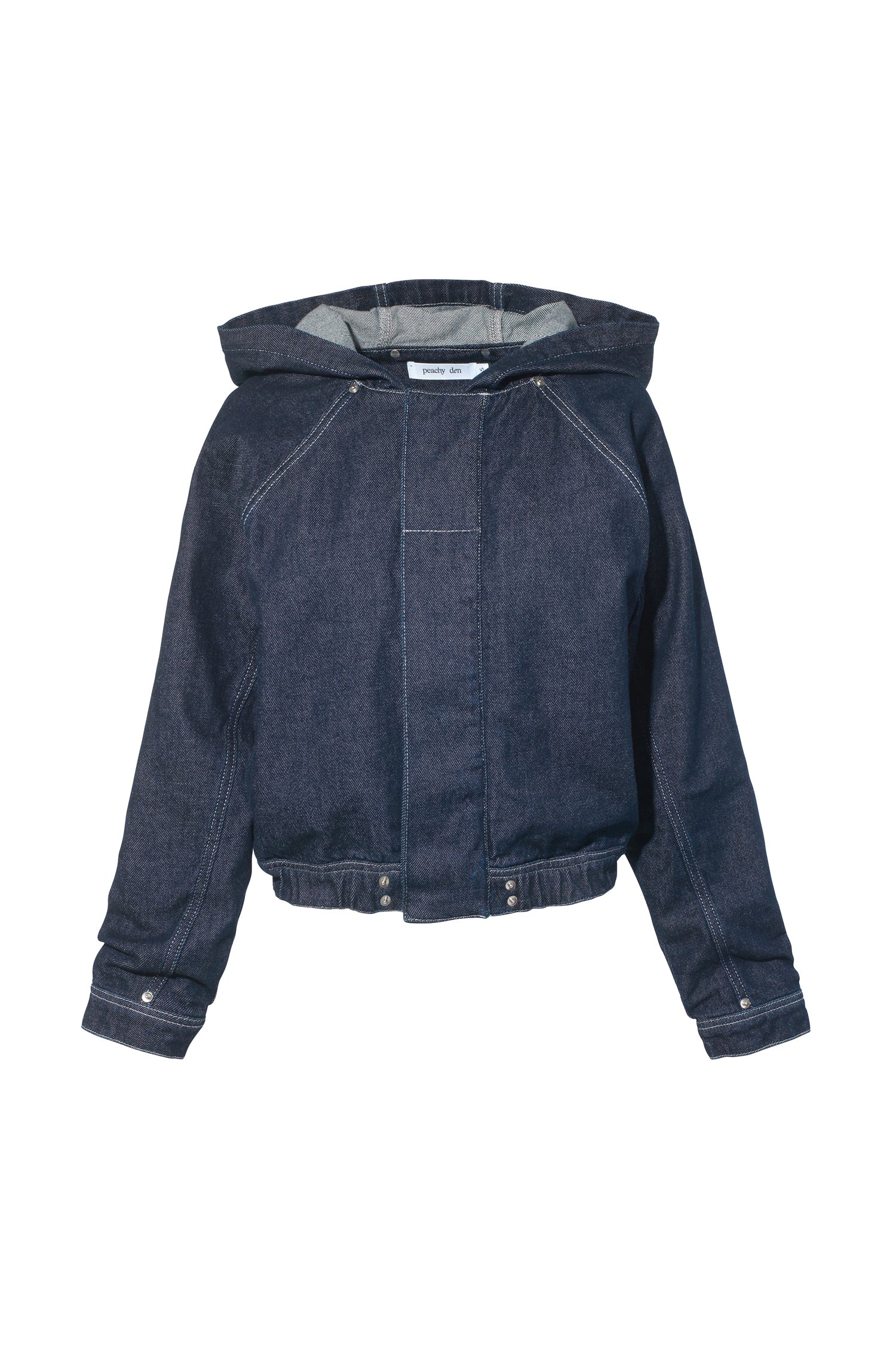 The Joan Denim Bomber Jacket, Indigo Rinse