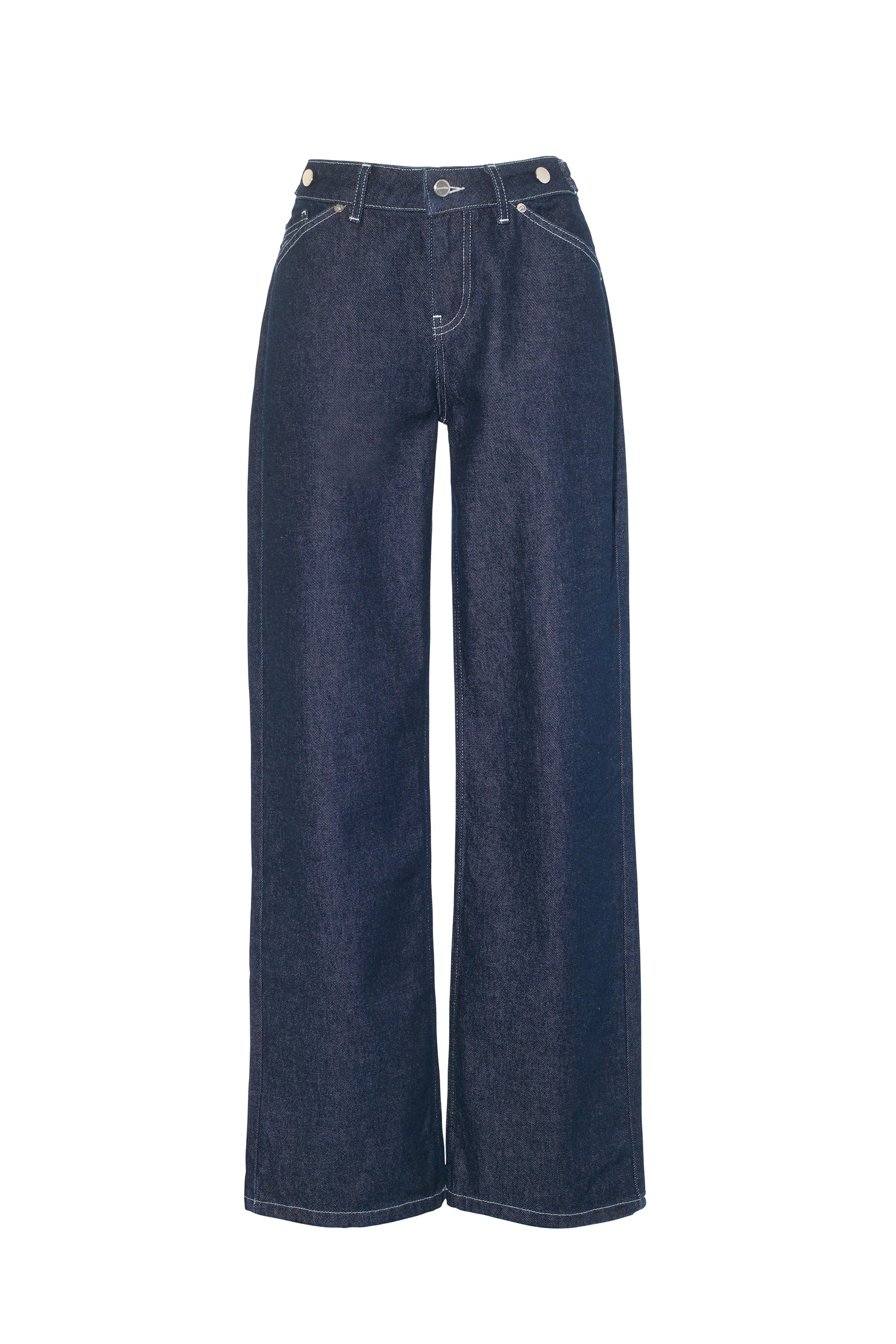 The Goldie Relaxed Leg Jeans, Indigo Rinse