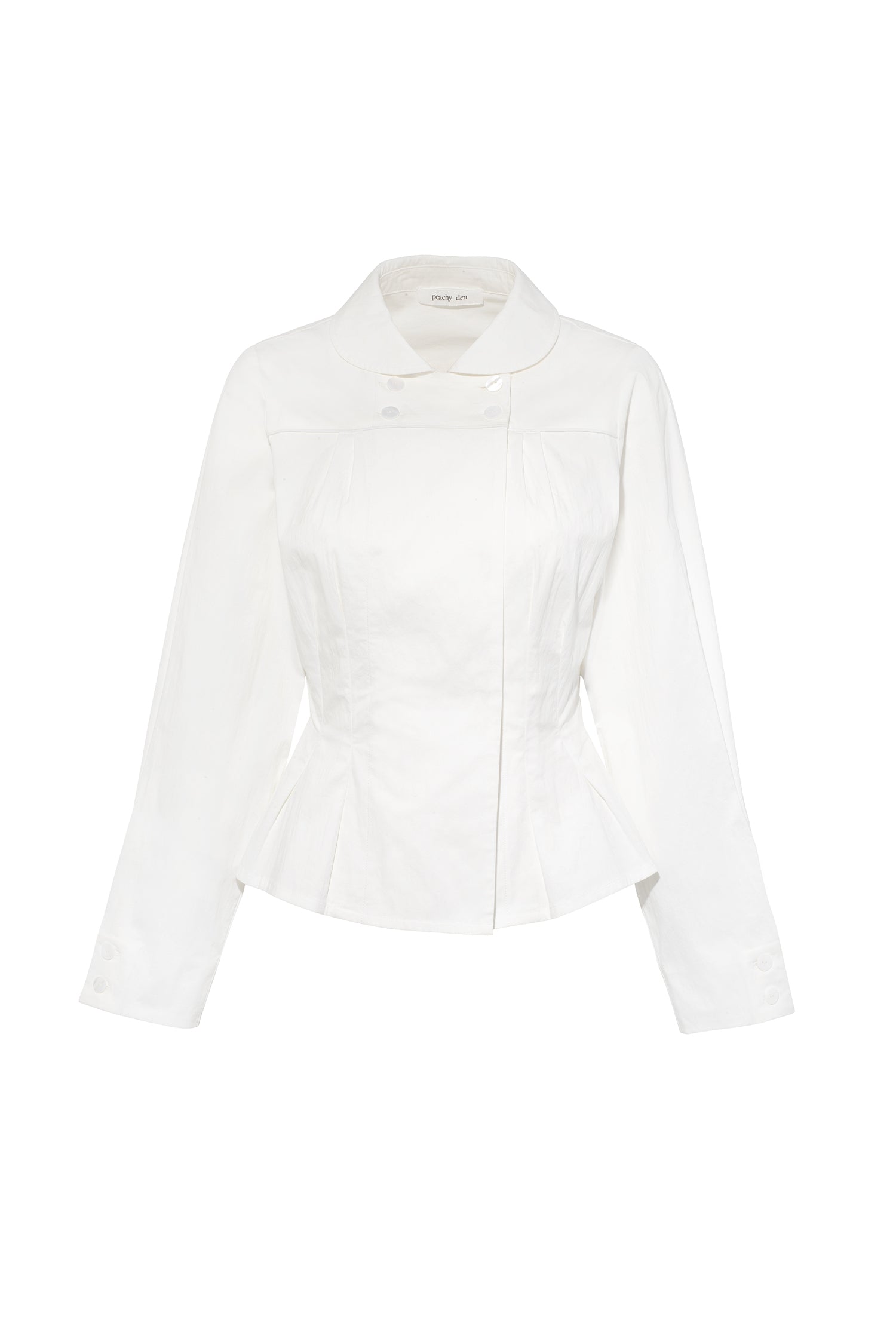 The Missy Long Sleeve Blouse, Porcelain