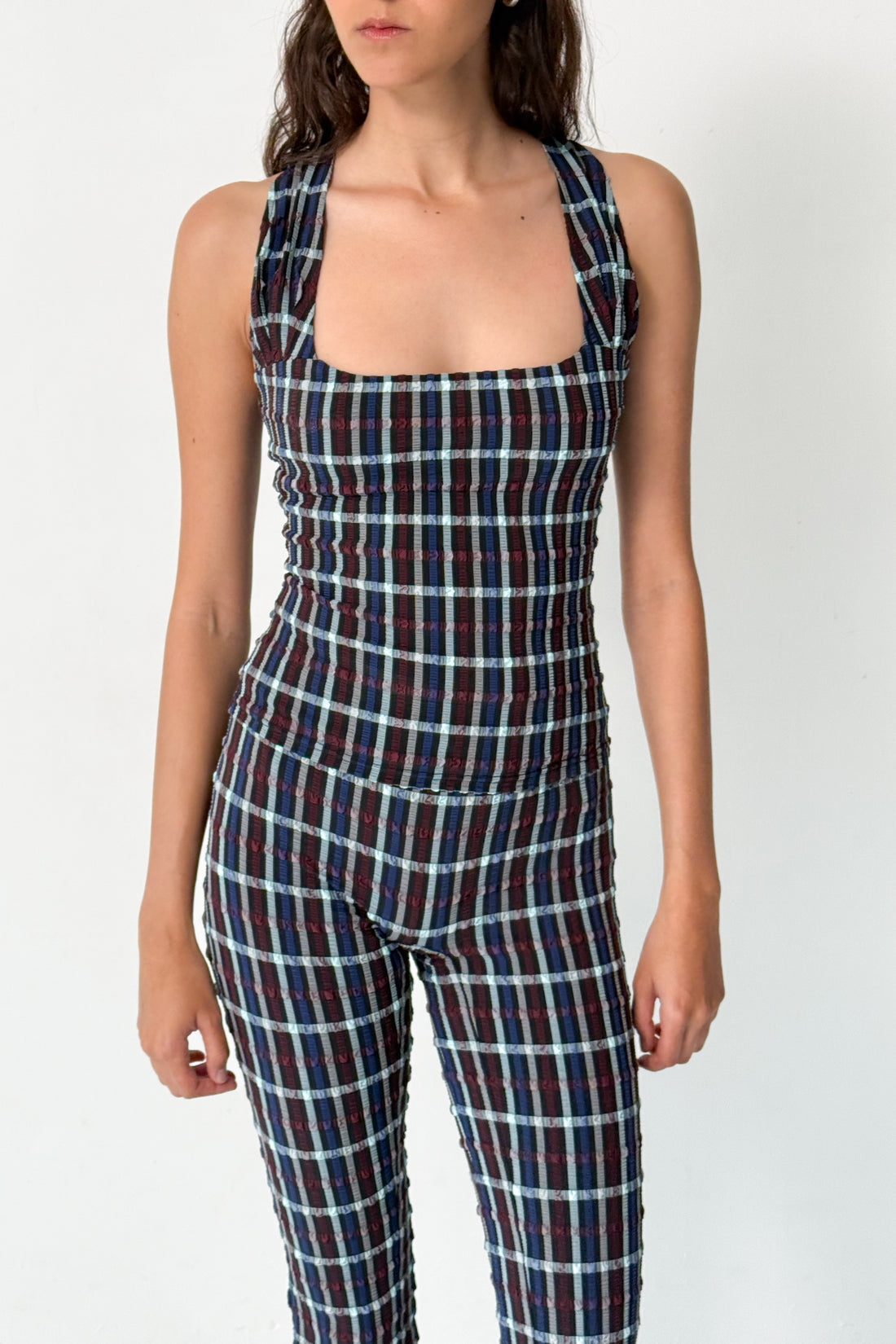 Cindy Racer Back Top, Liquorice