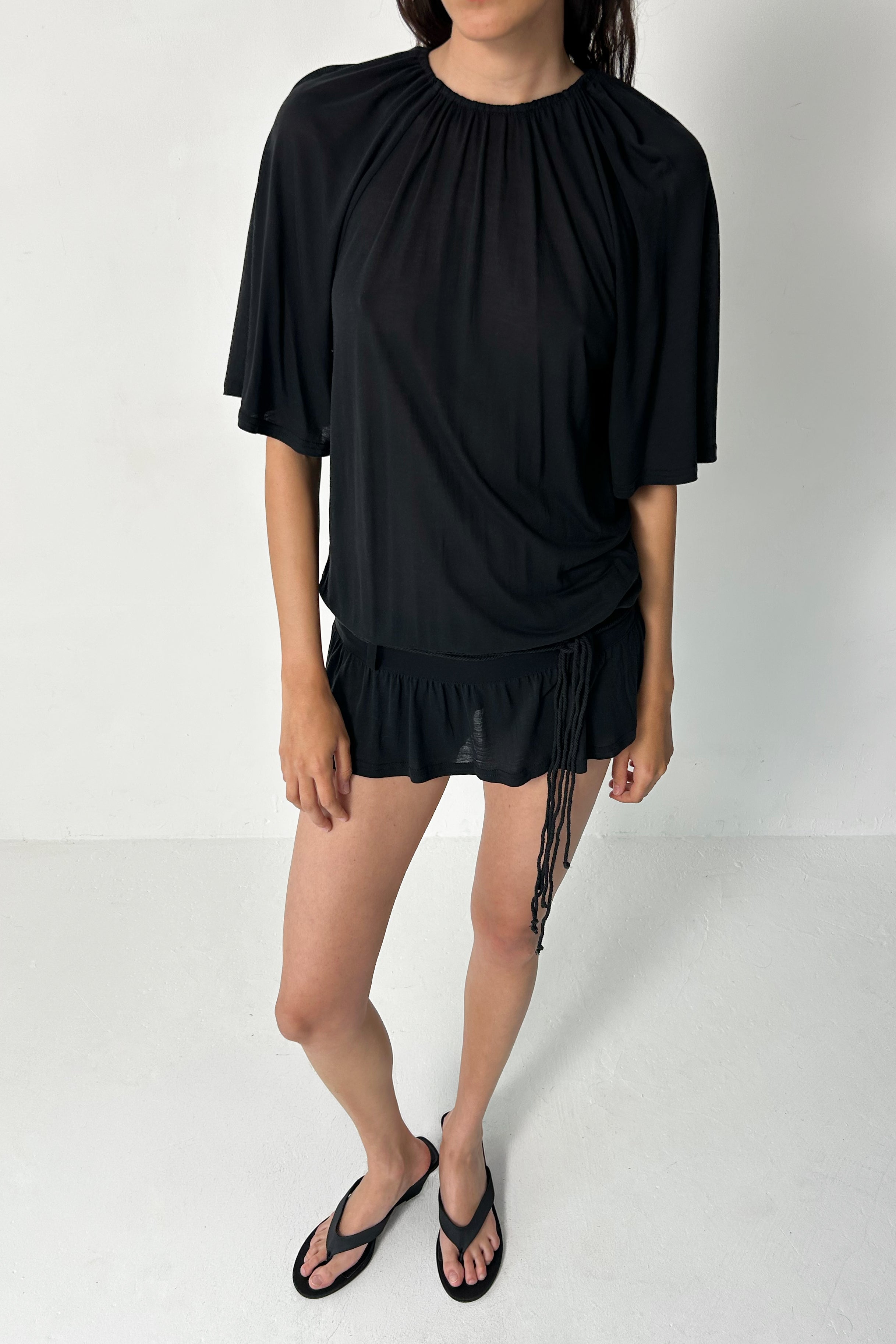 Blanche Skort Dress, Onyx