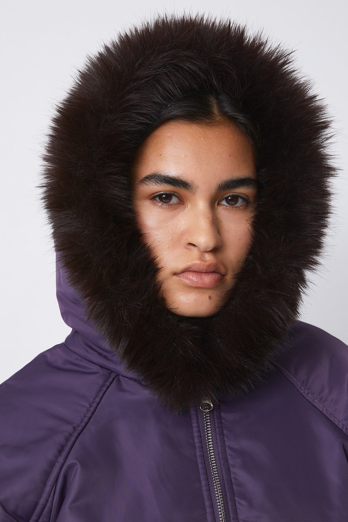 PRE-ORDER 4TH NOV: Cora Flight Jacket, Aubergine