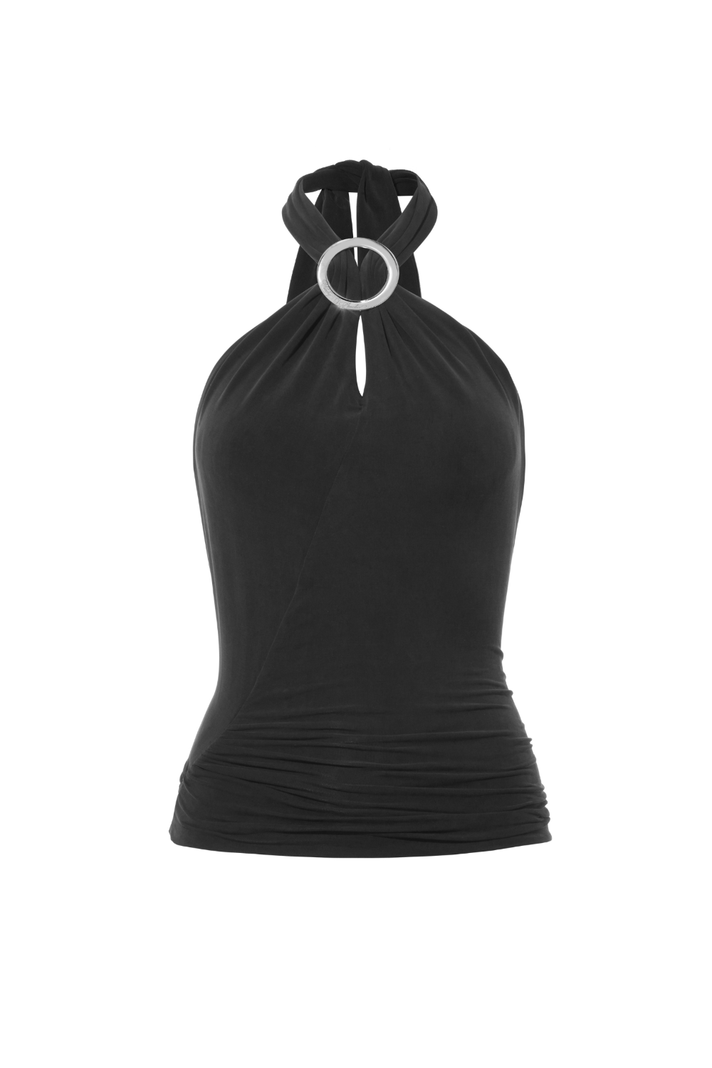The Amelia Halter Top, Graphite