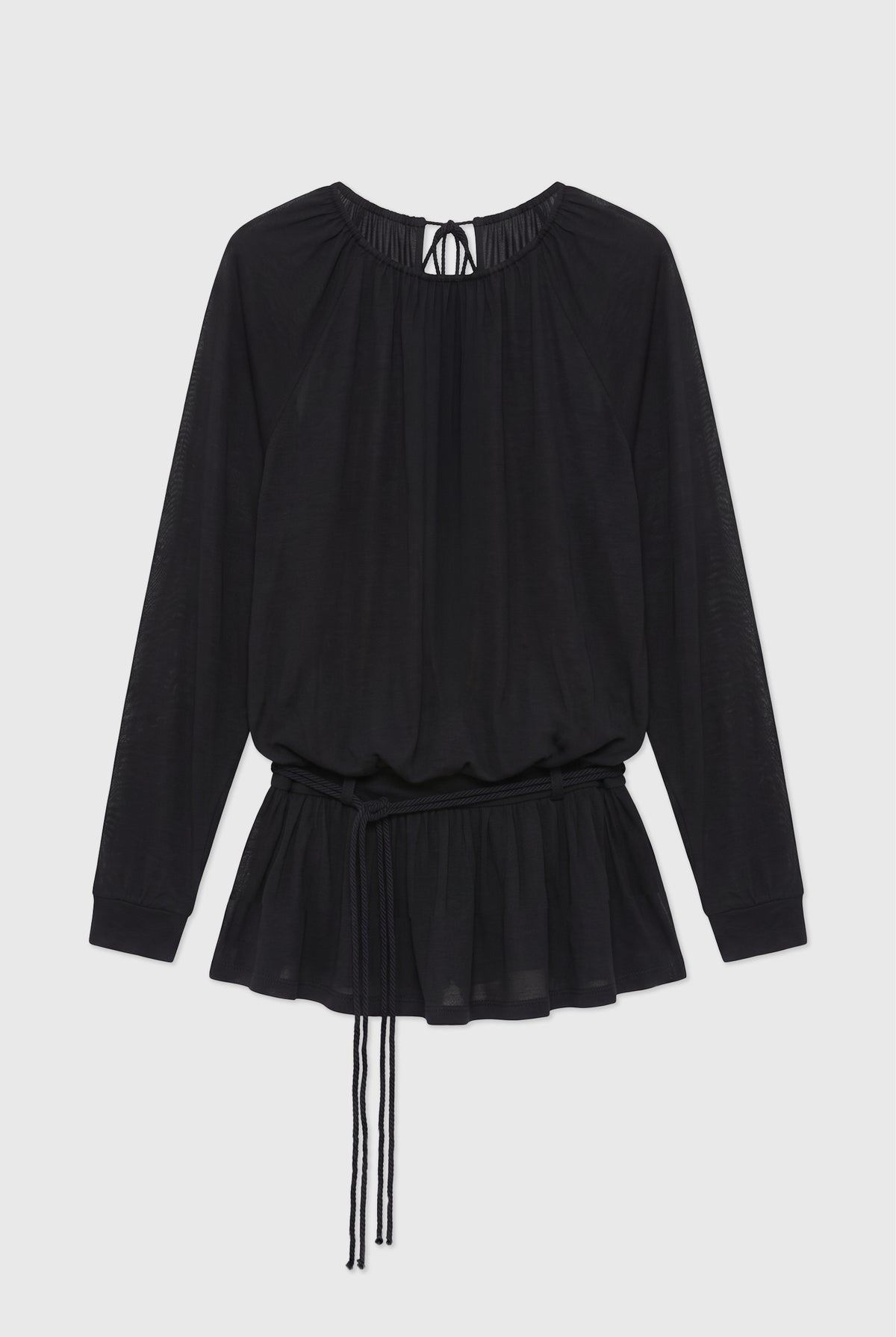 Emma Long Sleeve Skort Dress, Onyx