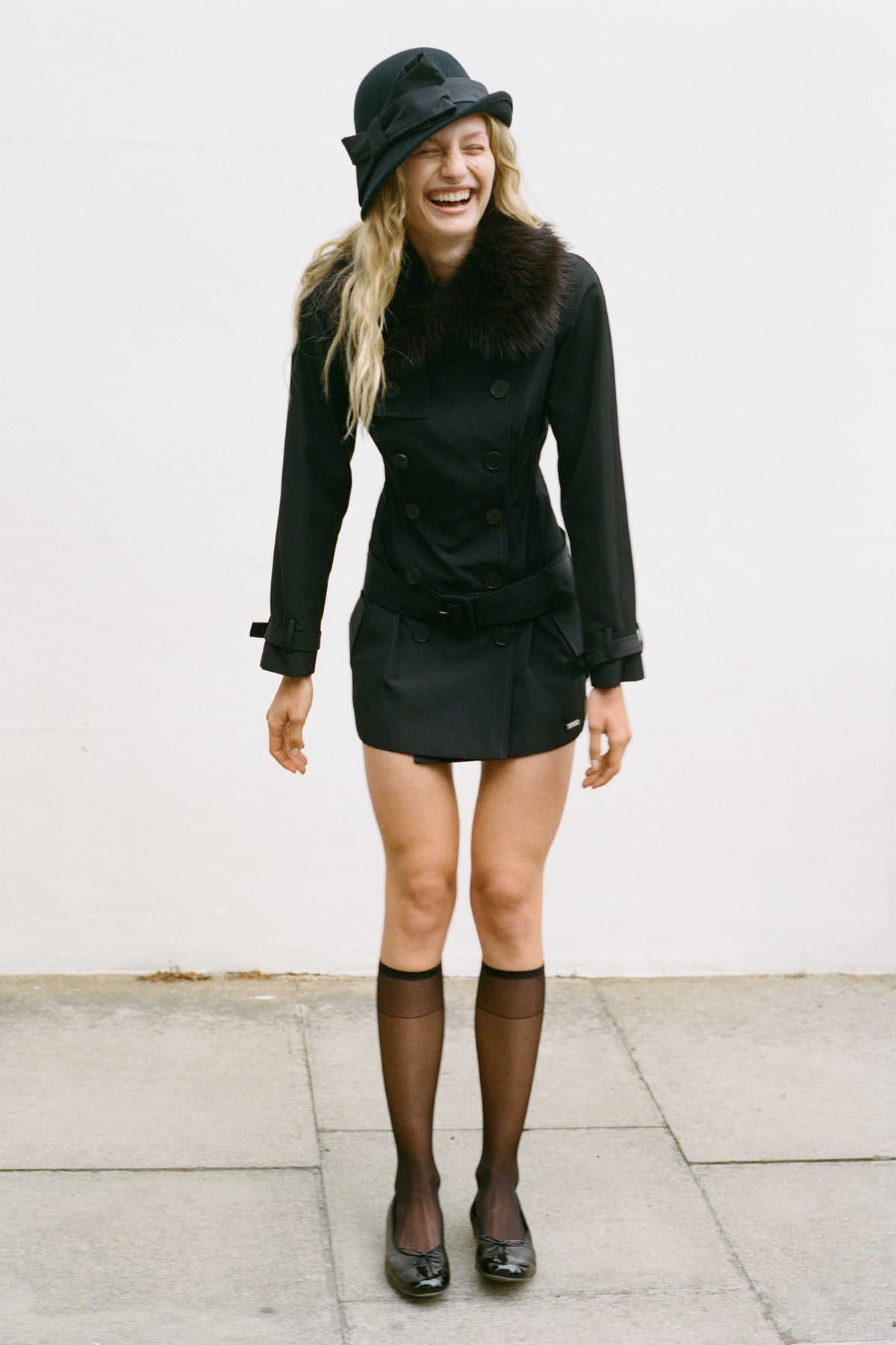 Henri Mini Trench, Onyx
