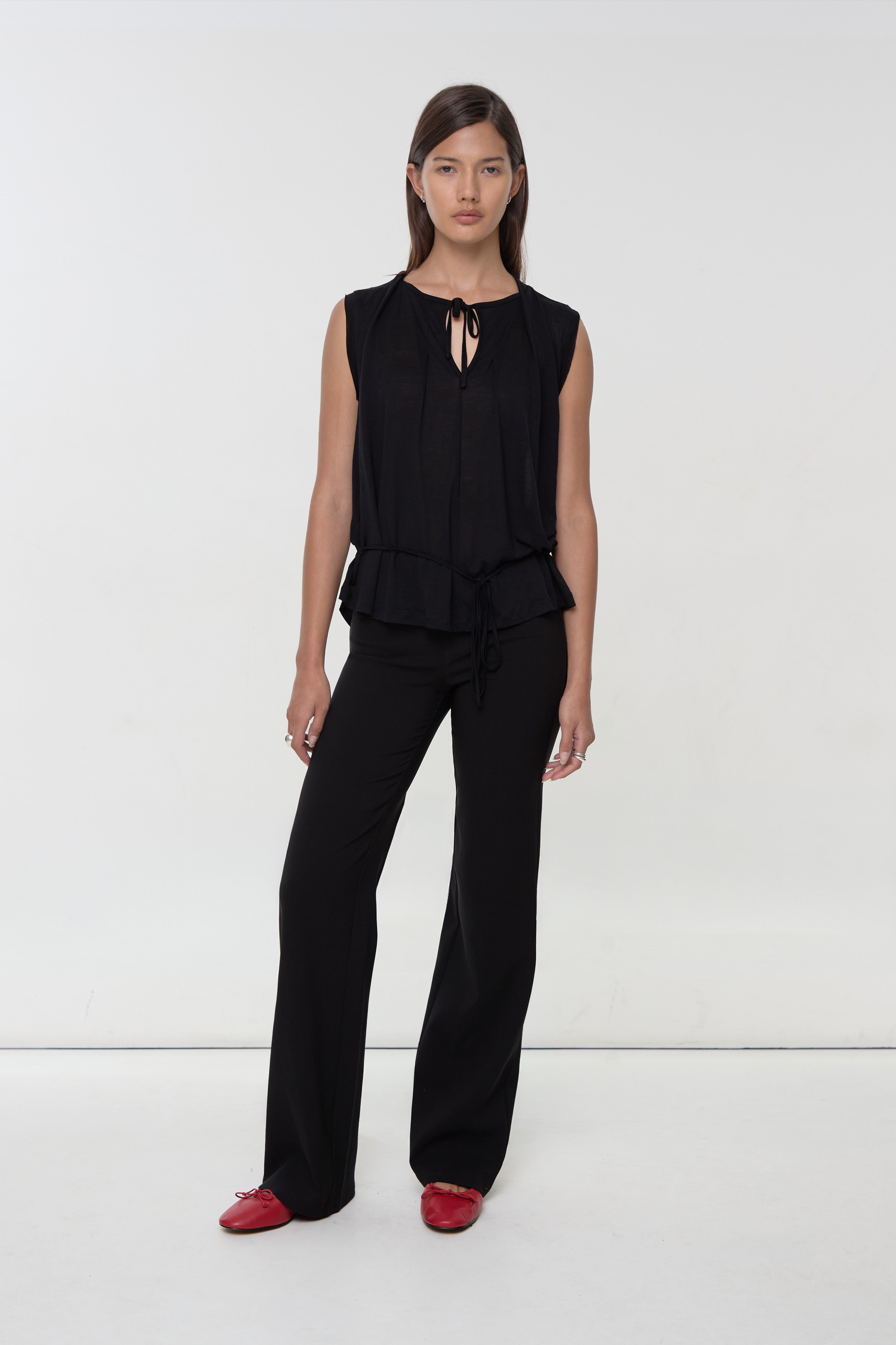 Jerry Sculpt Trousers, Onyx