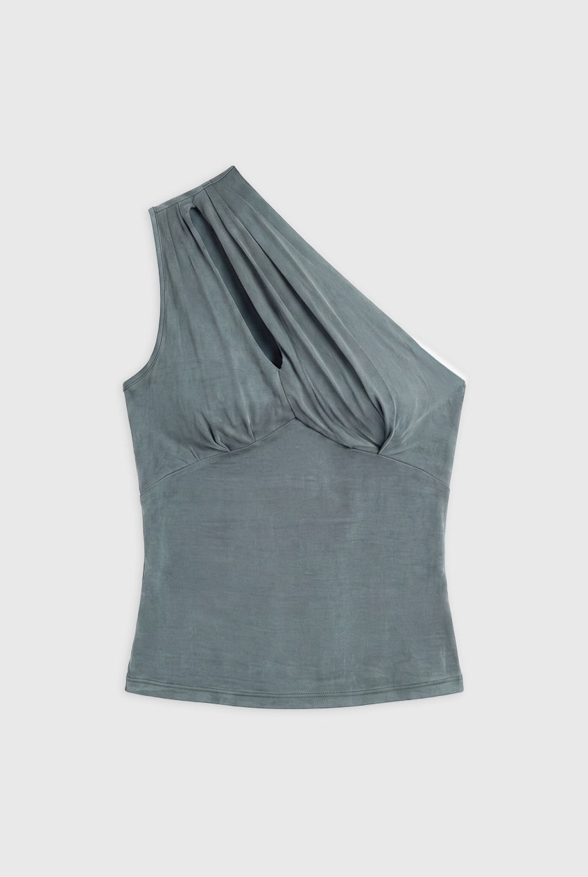 Kylie Asymmetric Top, Sea Salt