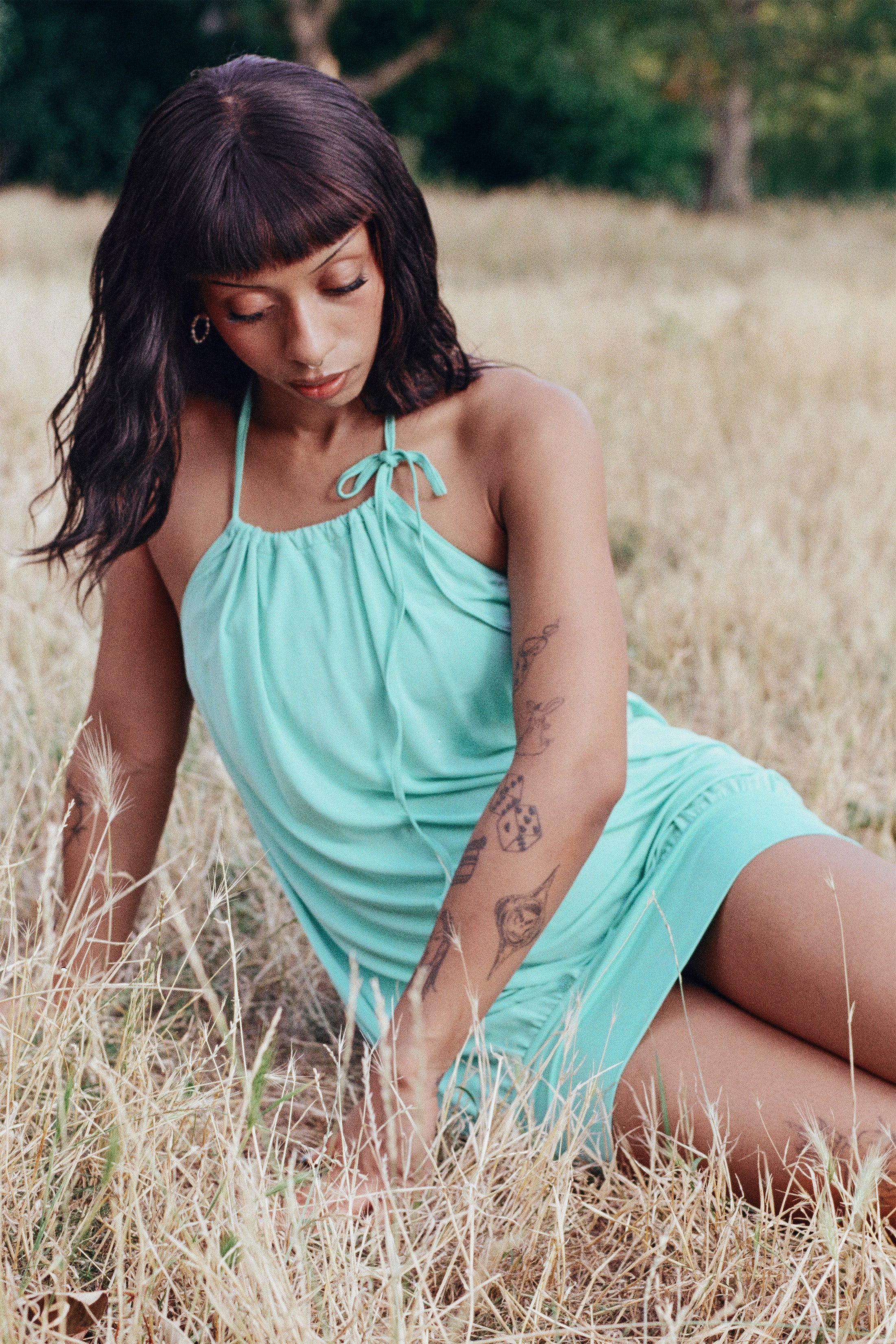 Nia Balloon Skort Dress, Bermuda