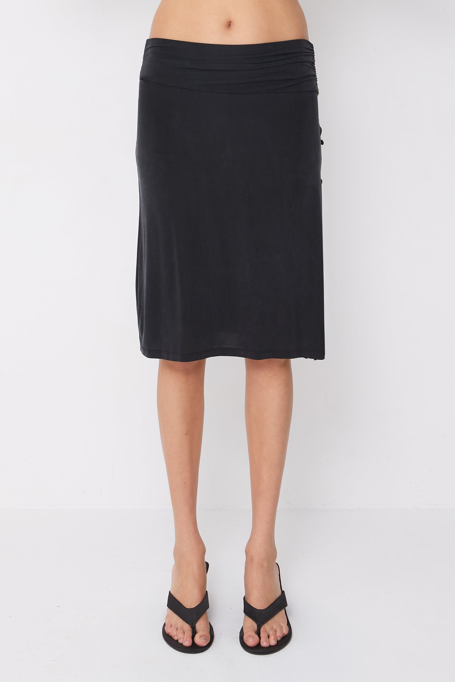 Kylie Vent Midi Skort, Graphite