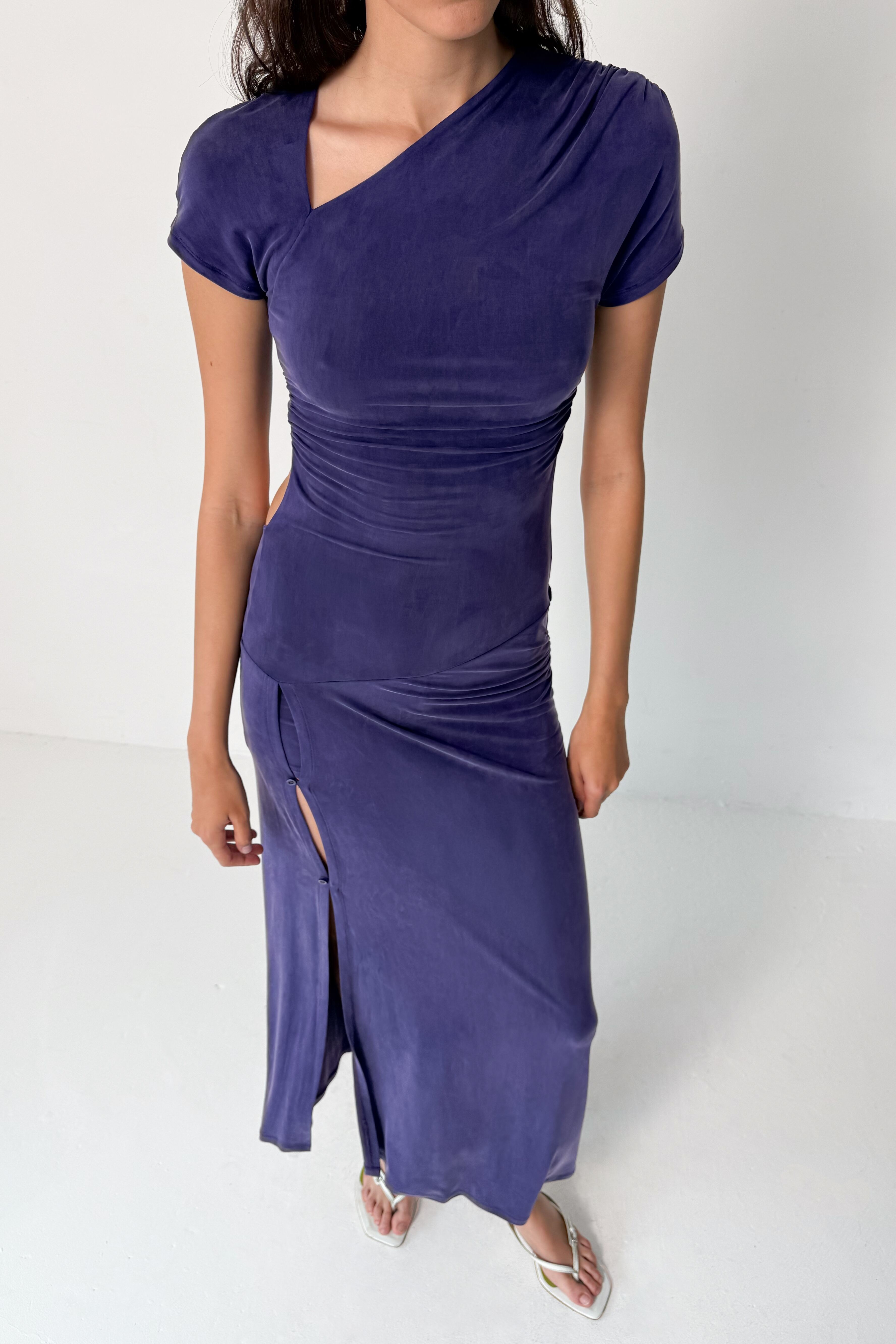 Kylie Maxi Dress, Aubergine