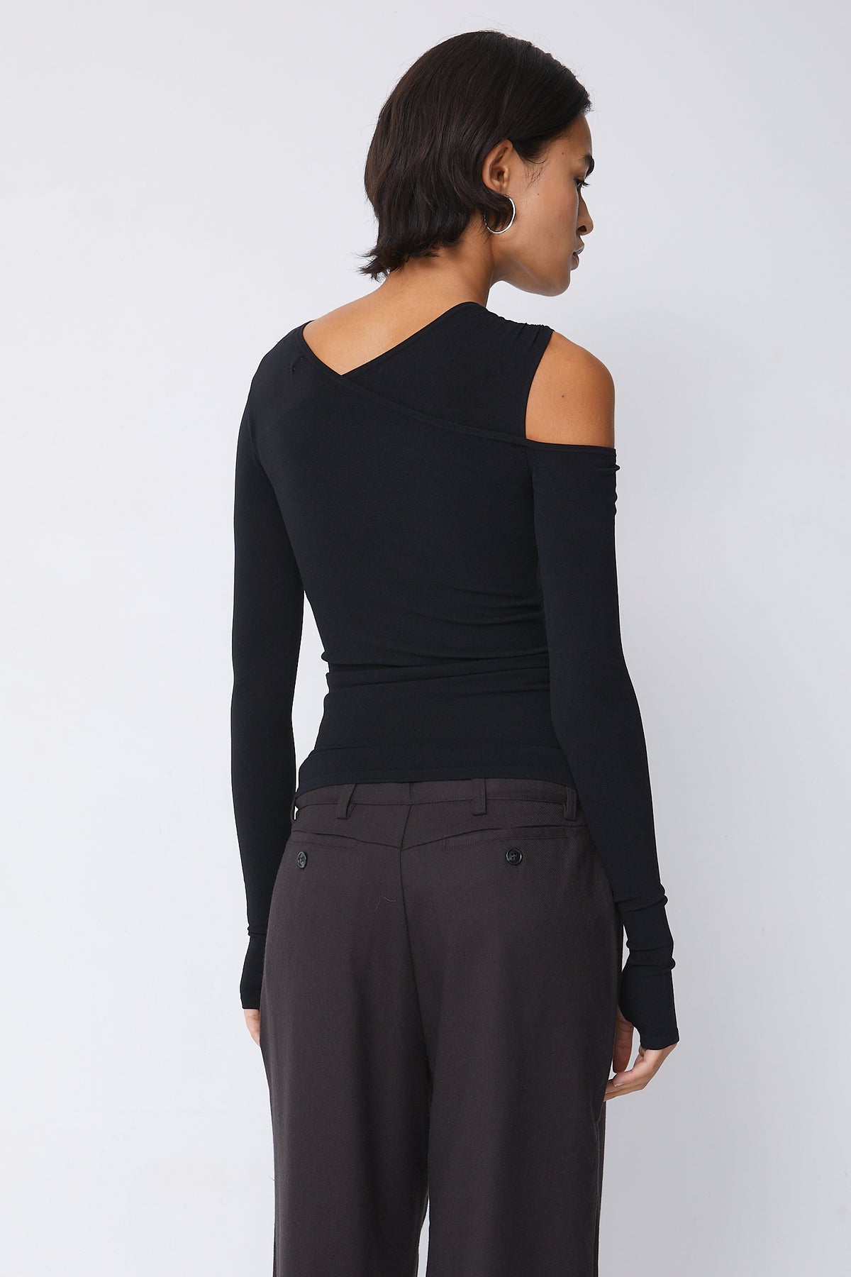 PRE-ORDER 2ND NOV: Liv Engineered Knit Top, Onyx