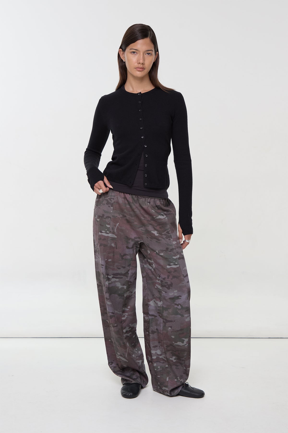 Loulou Everyday Cardigan, Onyx