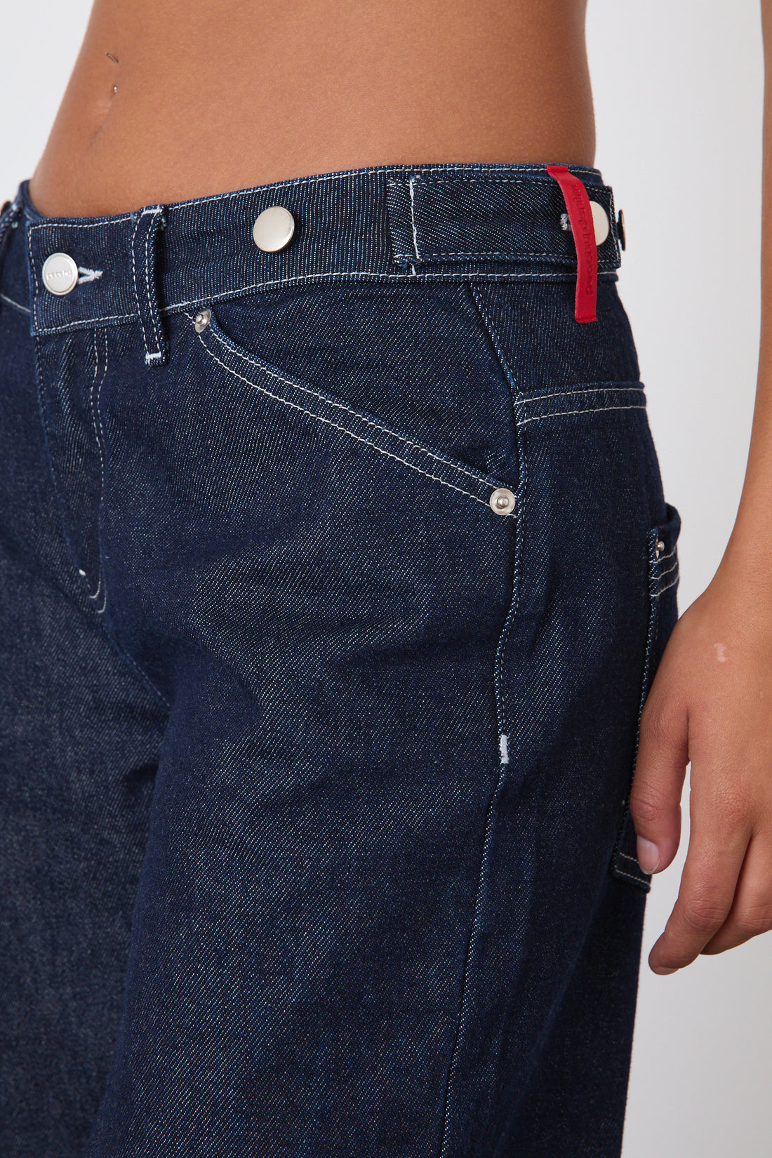 The Goldie Wide Leg Jeans, Indigo Rinse