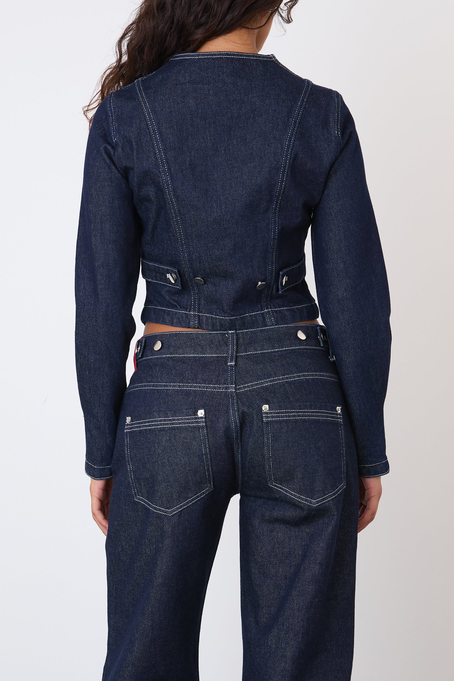 The Goldie Relaxed Leg Jeans, Indigo Rinse