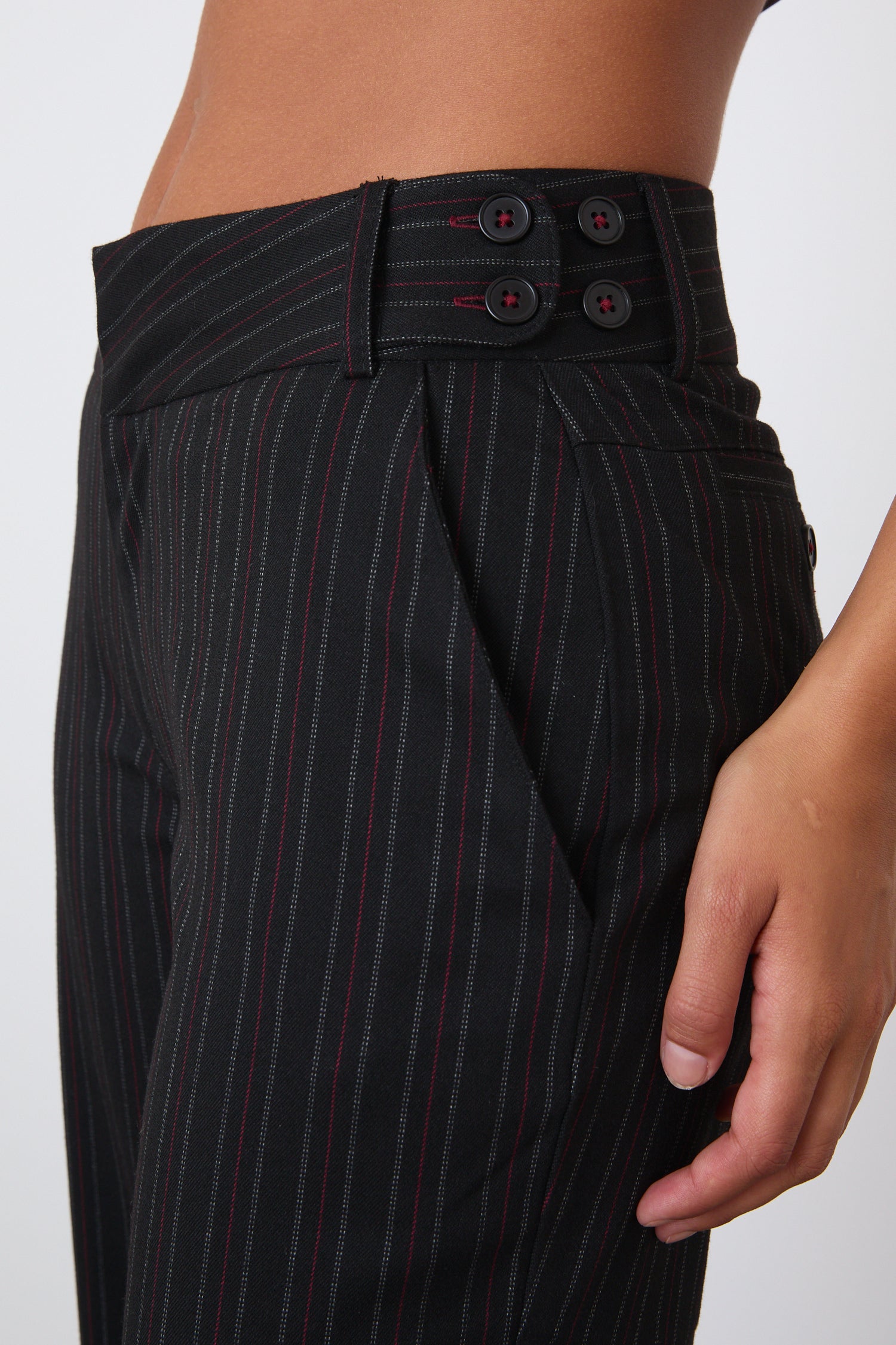 The Lennox Straight Trousers, Lead