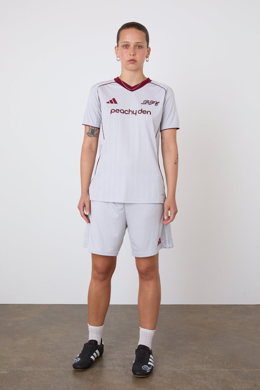 The Peachy FC x Adidas Home Jersey, Silver