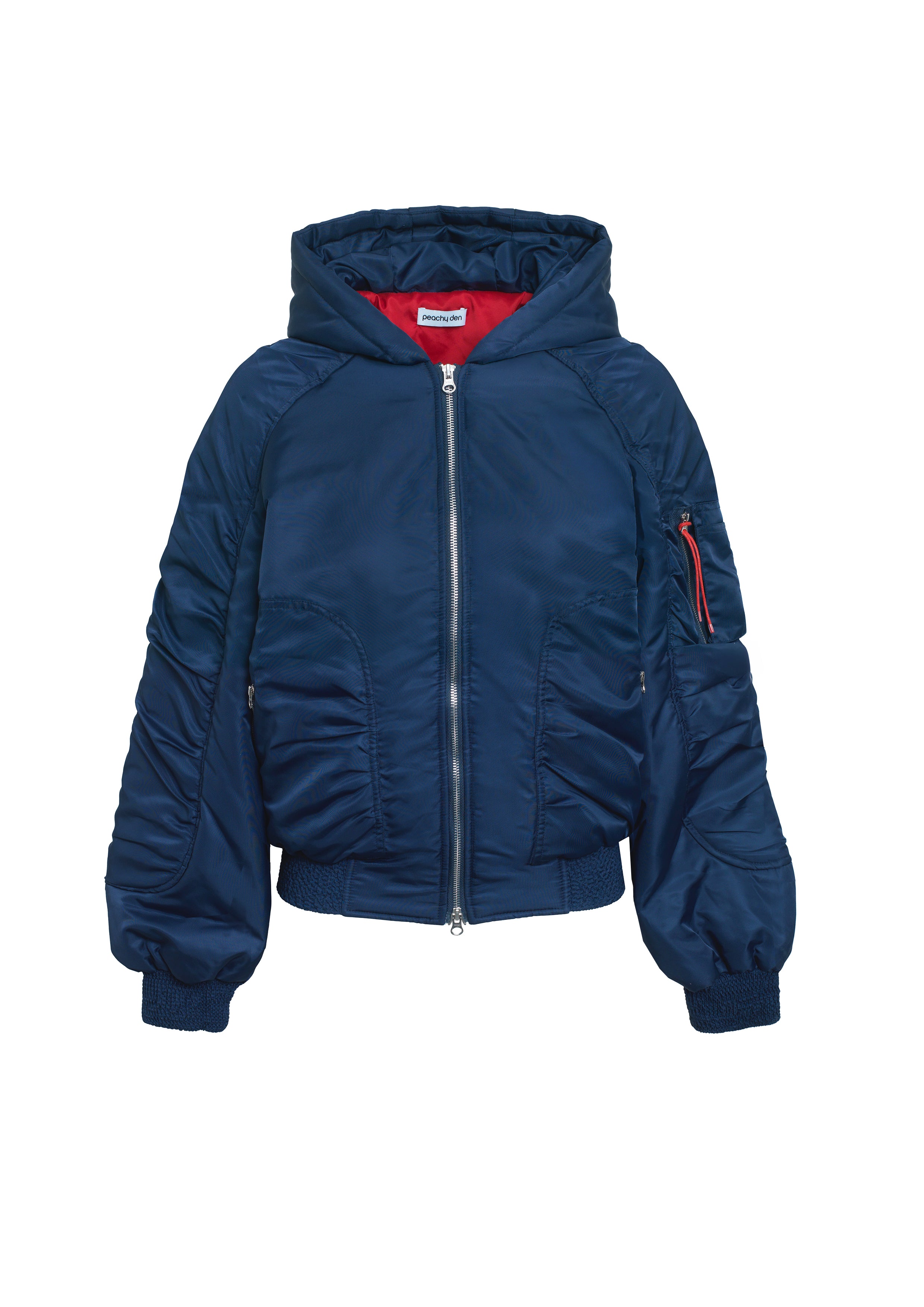 Penny Spring Bomber Jacket, Navy