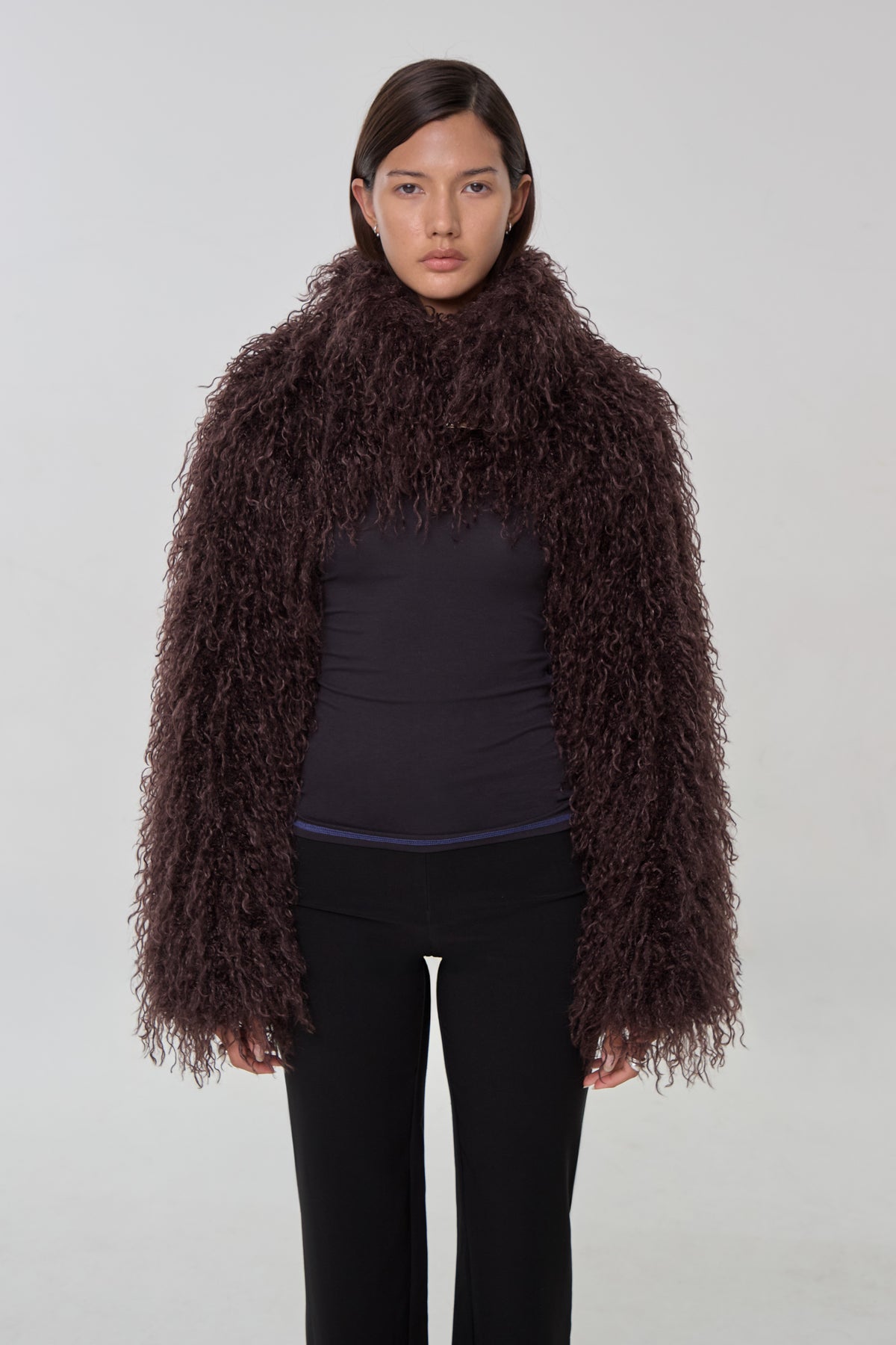 Patti Clip Bolero, Chocolate