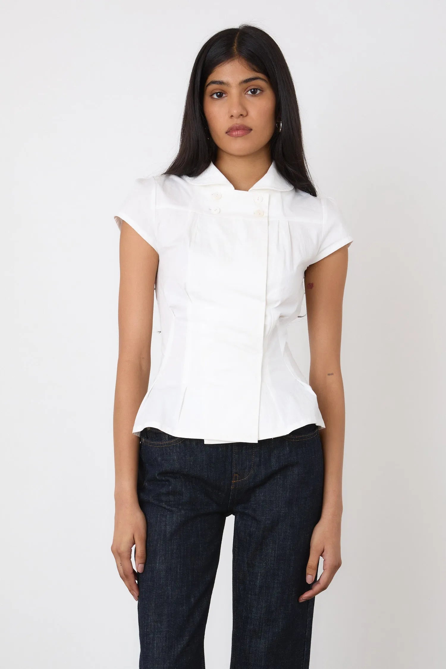 The Missy Blouse, Porcelain