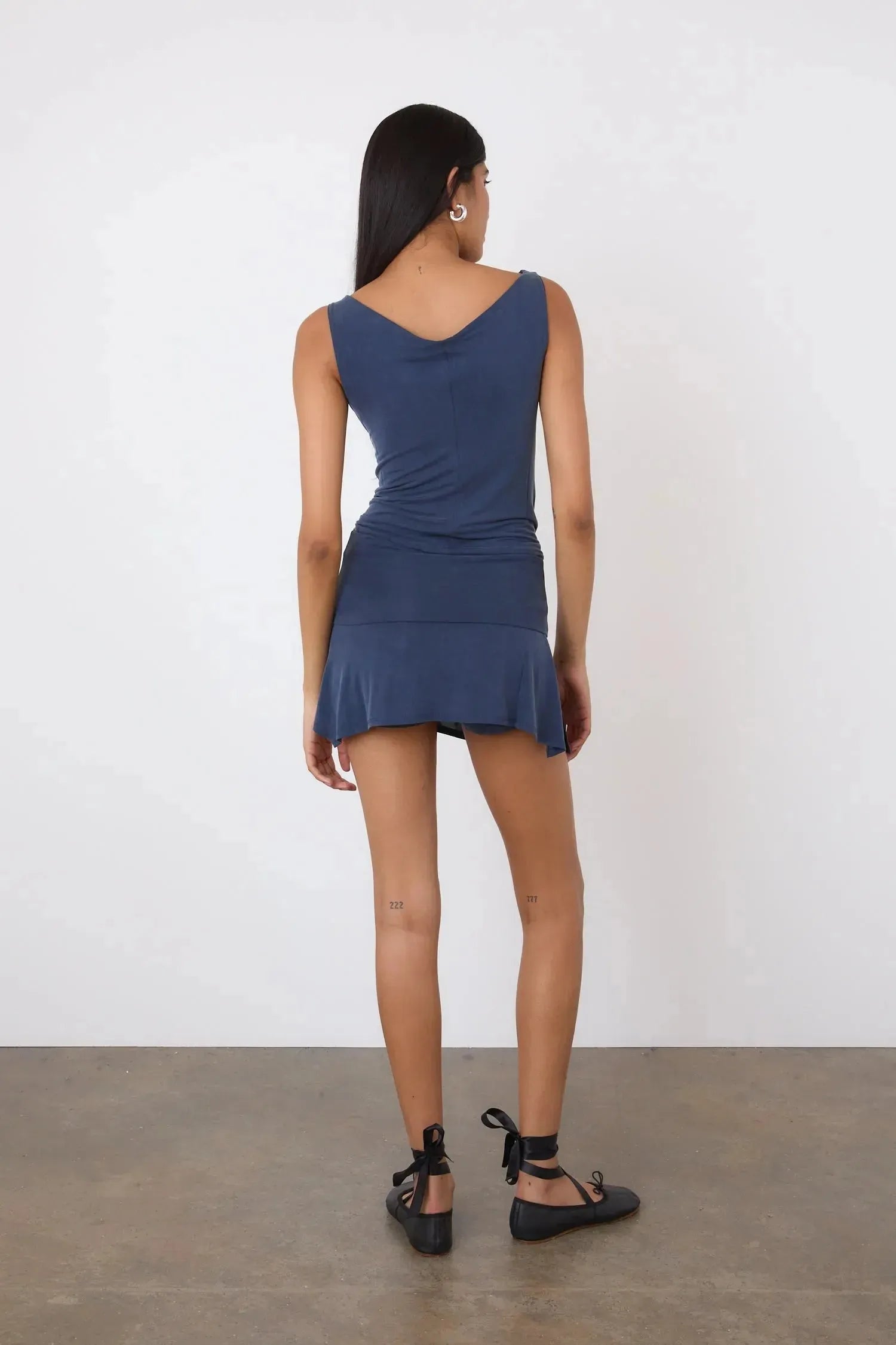 The Kylie Top, Denim Blue