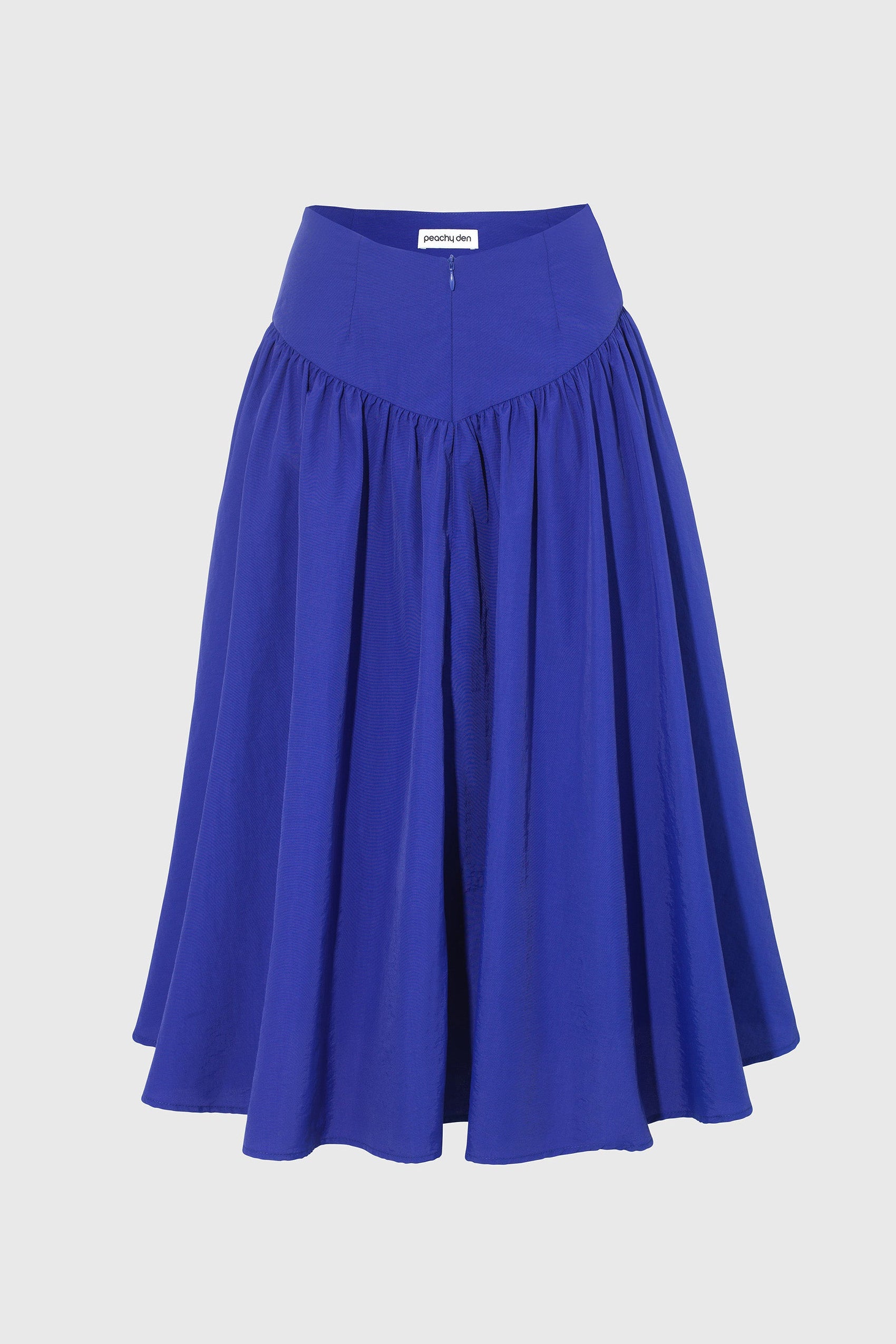 Deba Midi Skirt, Indigo