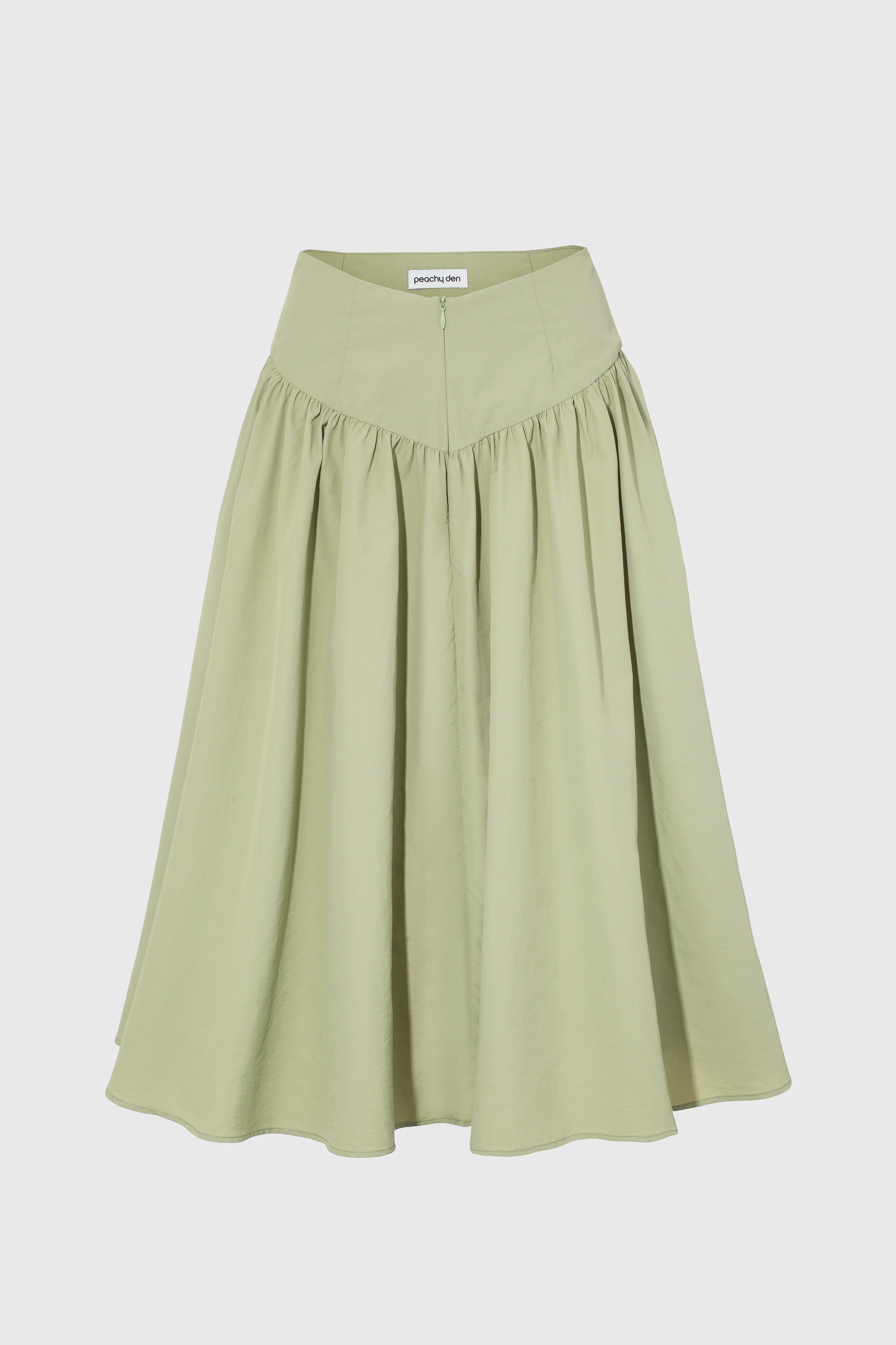 Deba Midi Skirt, Pistachio
