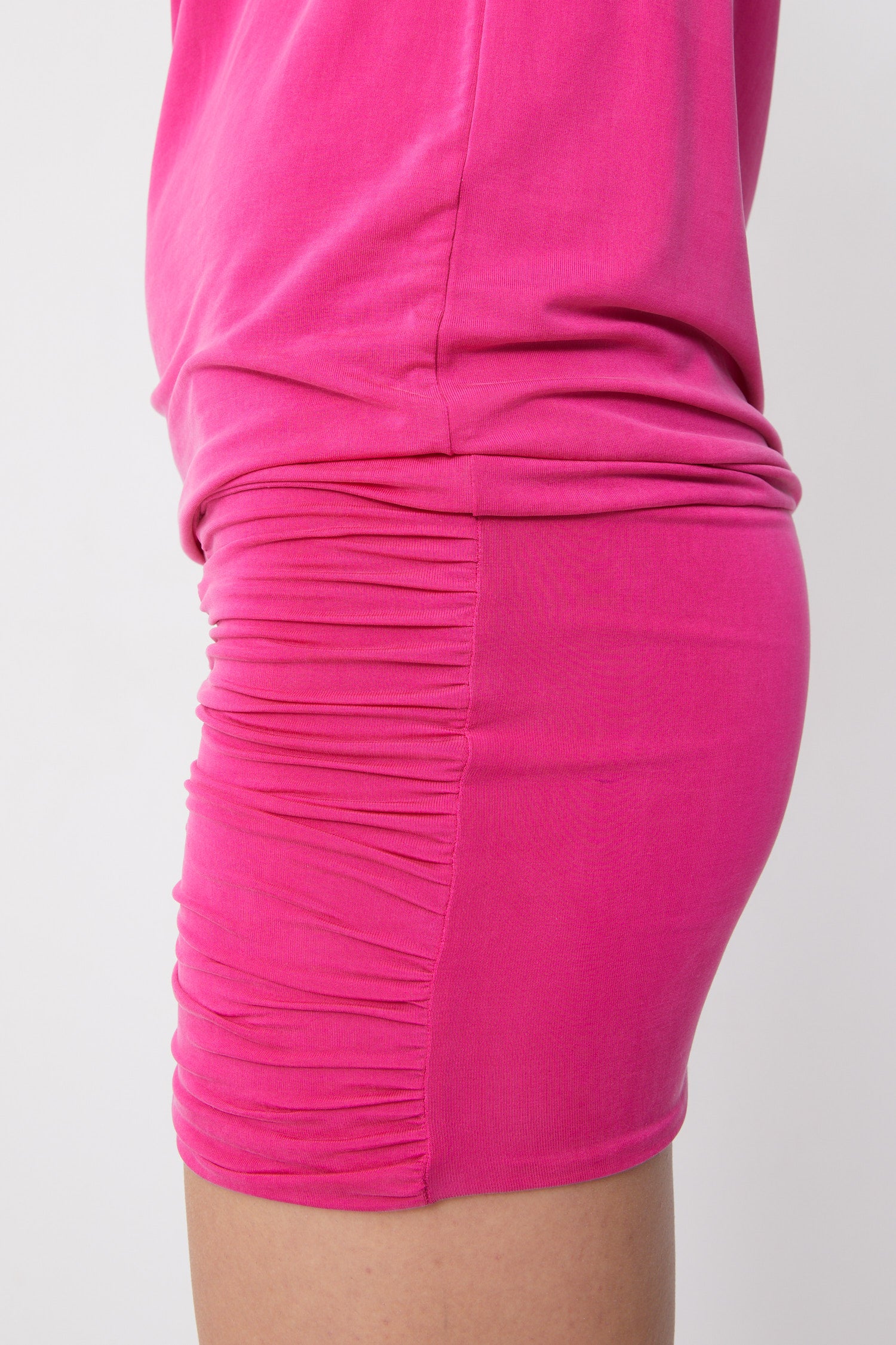 Kylie Bubble Mini Dress, Hot Pink