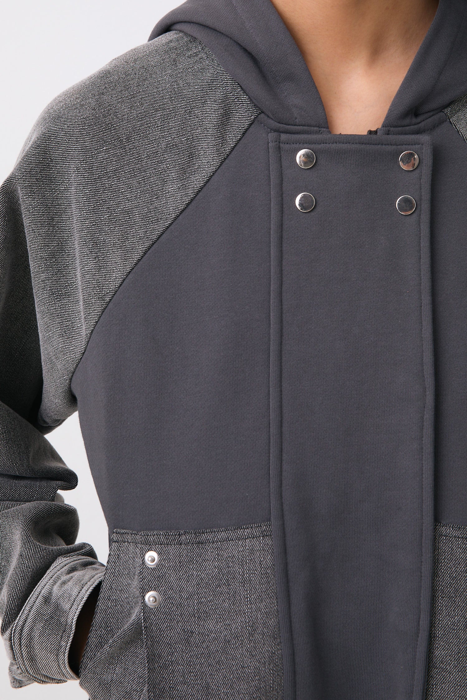 The Mercy Track Jacket, Grey Marl