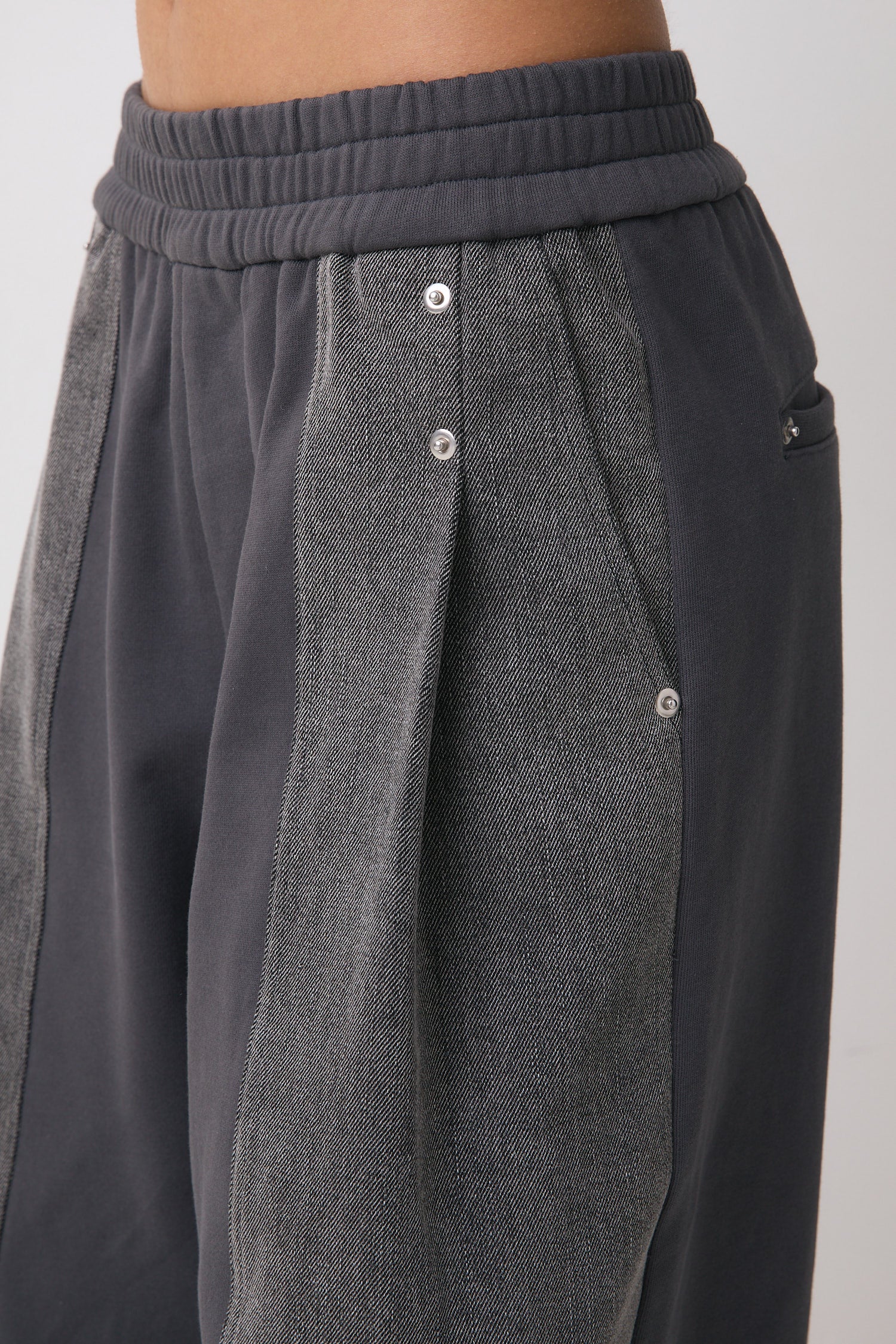 The Mercy Track Trousers, Grey Marl