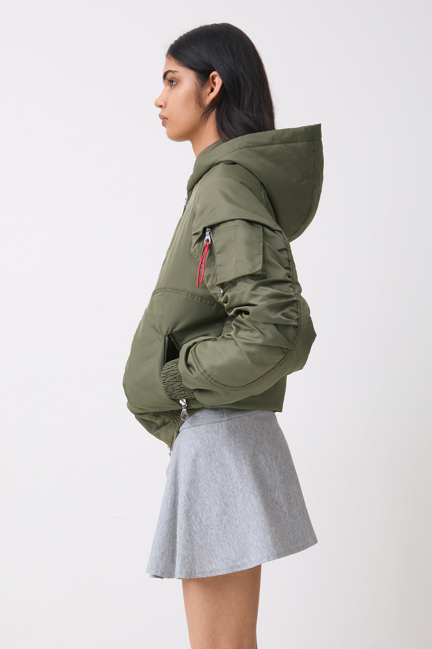The Penny Flight Jacket, Moss