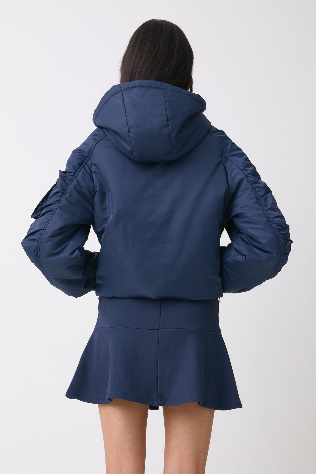Penny Spring Bomber Jacket, Navy