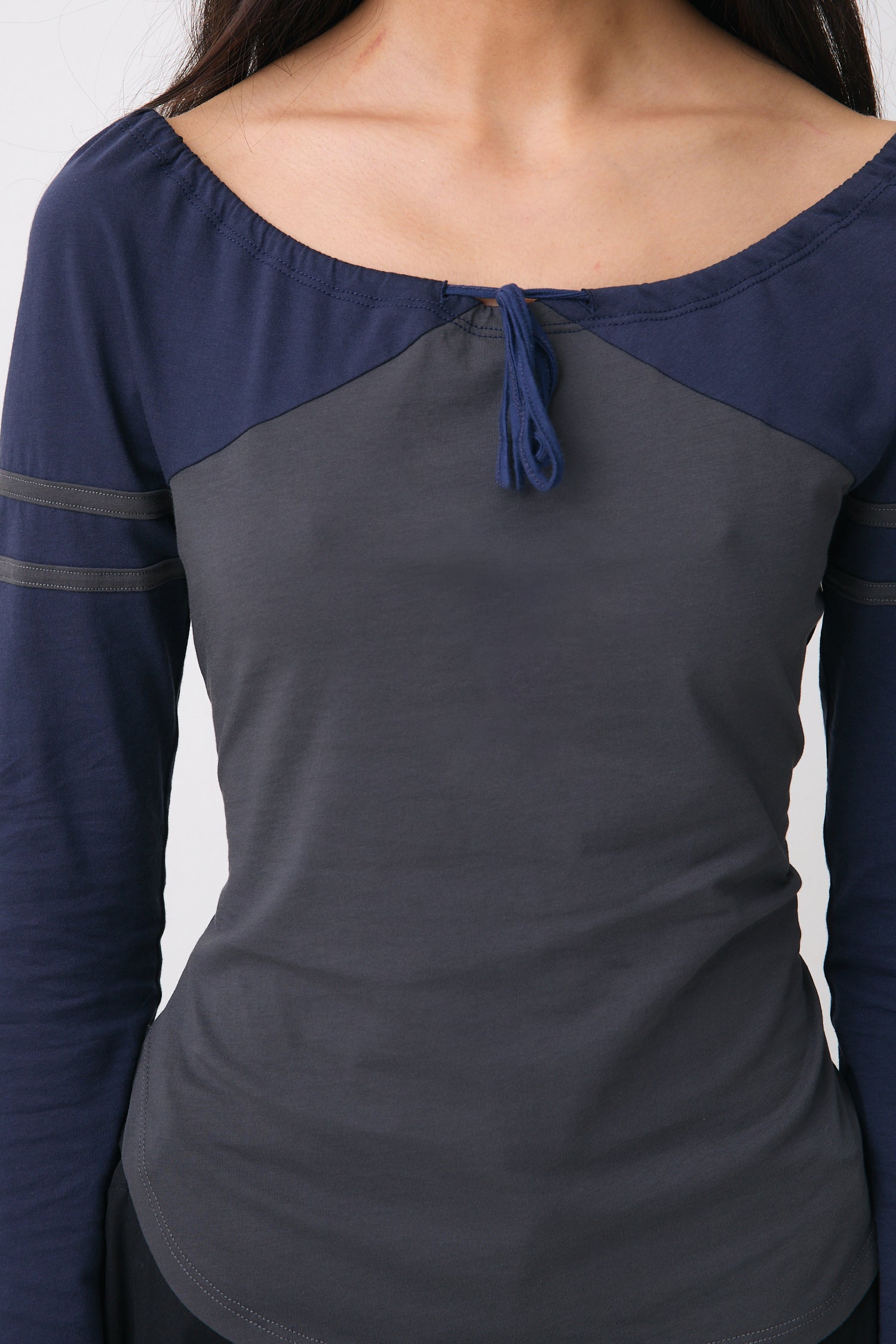 The Bebe Long Sleeve Top, Moonlight