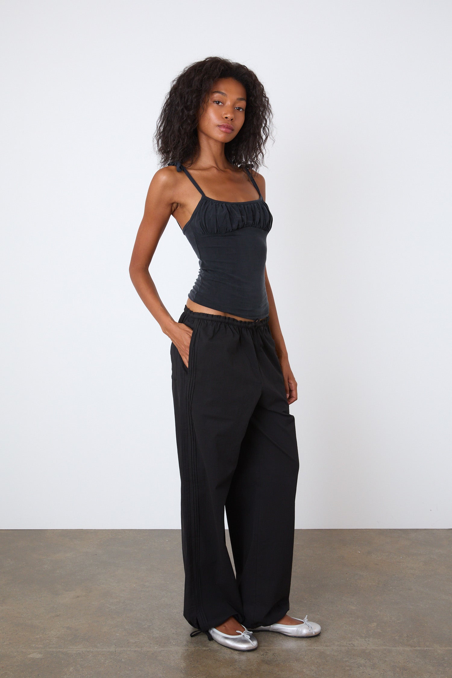 The Kylie Cami Top, Graphite