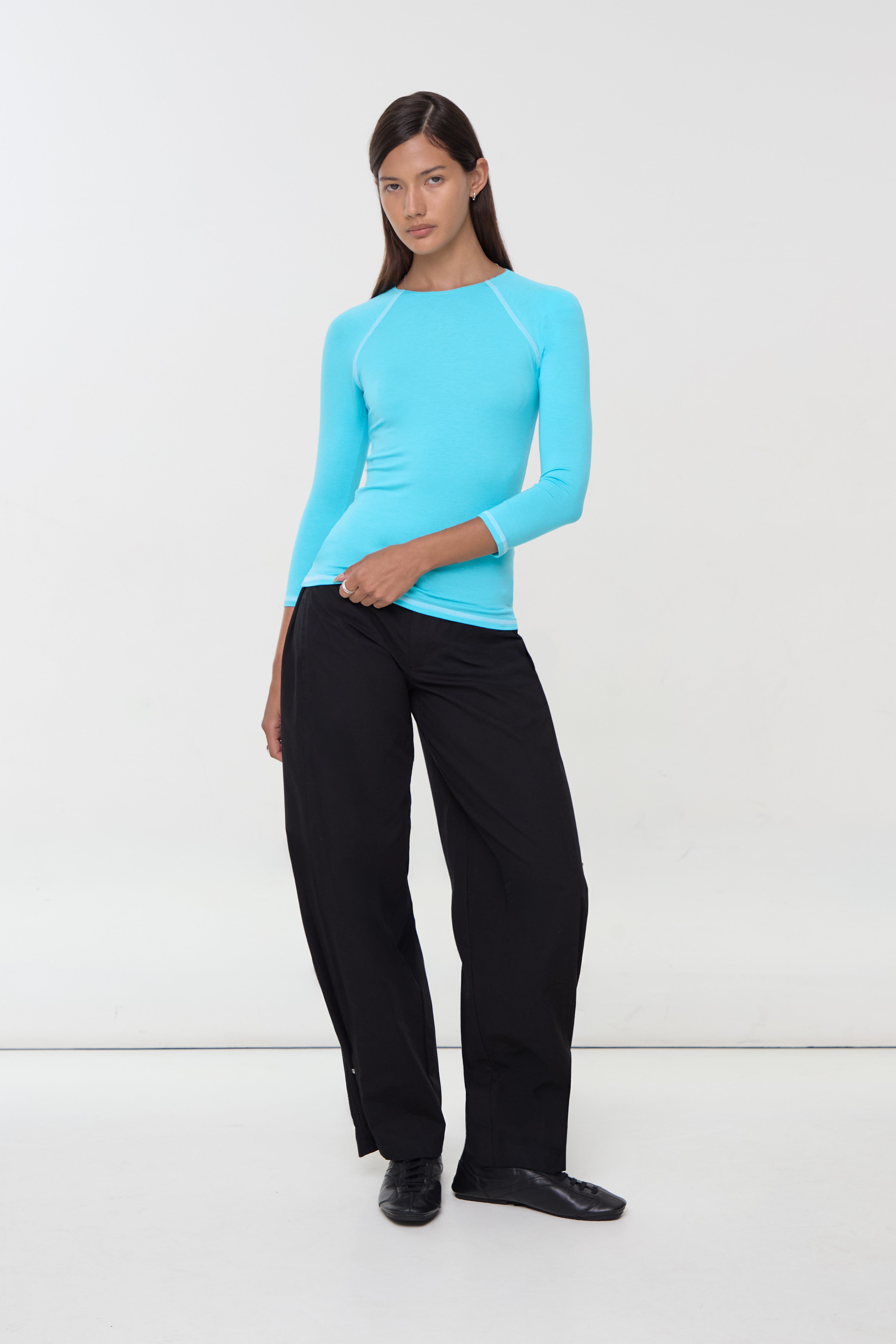 Susie Perfect Base Halfsleeve, Dark Aqua