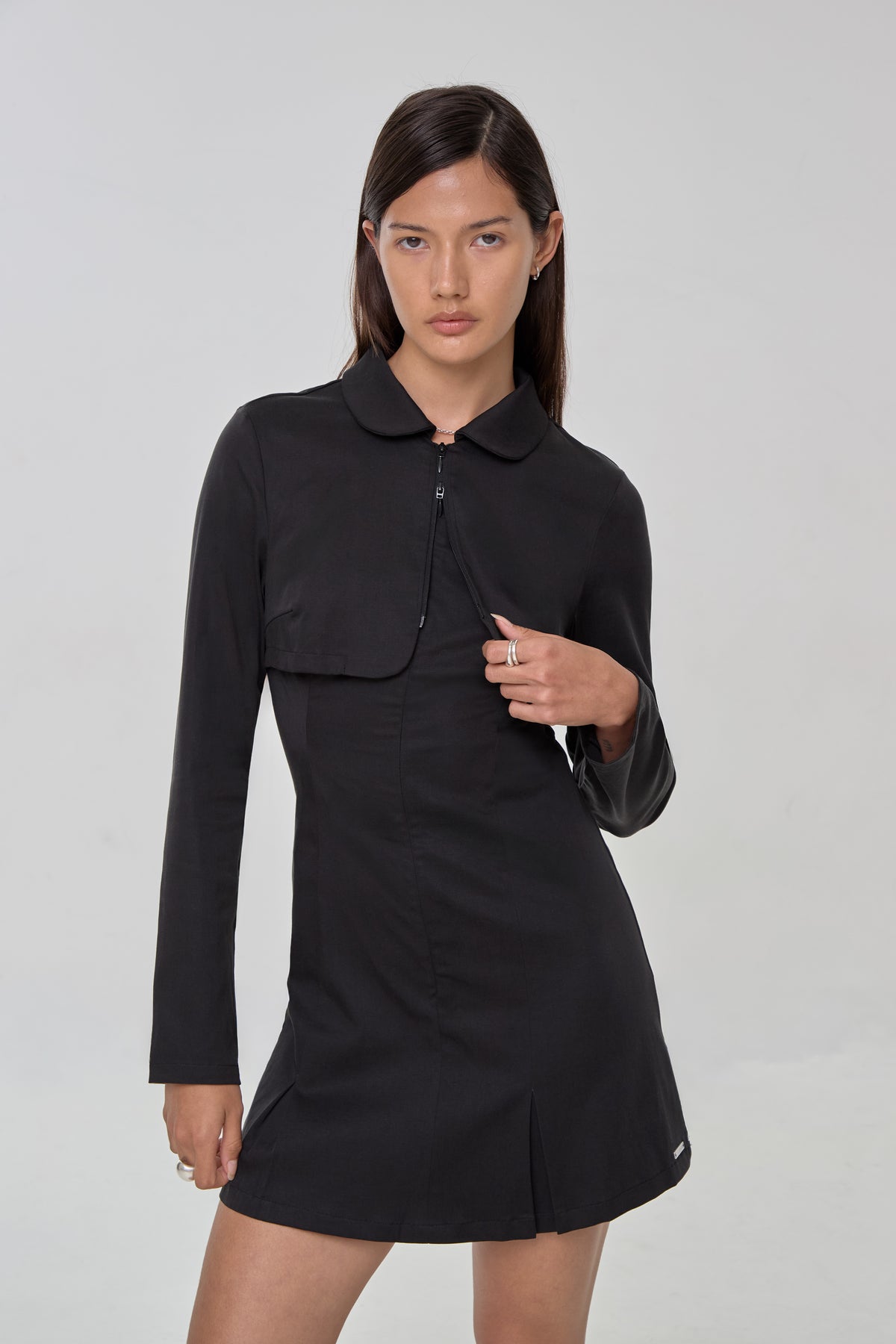 Twiggy Double Dress, Onyx