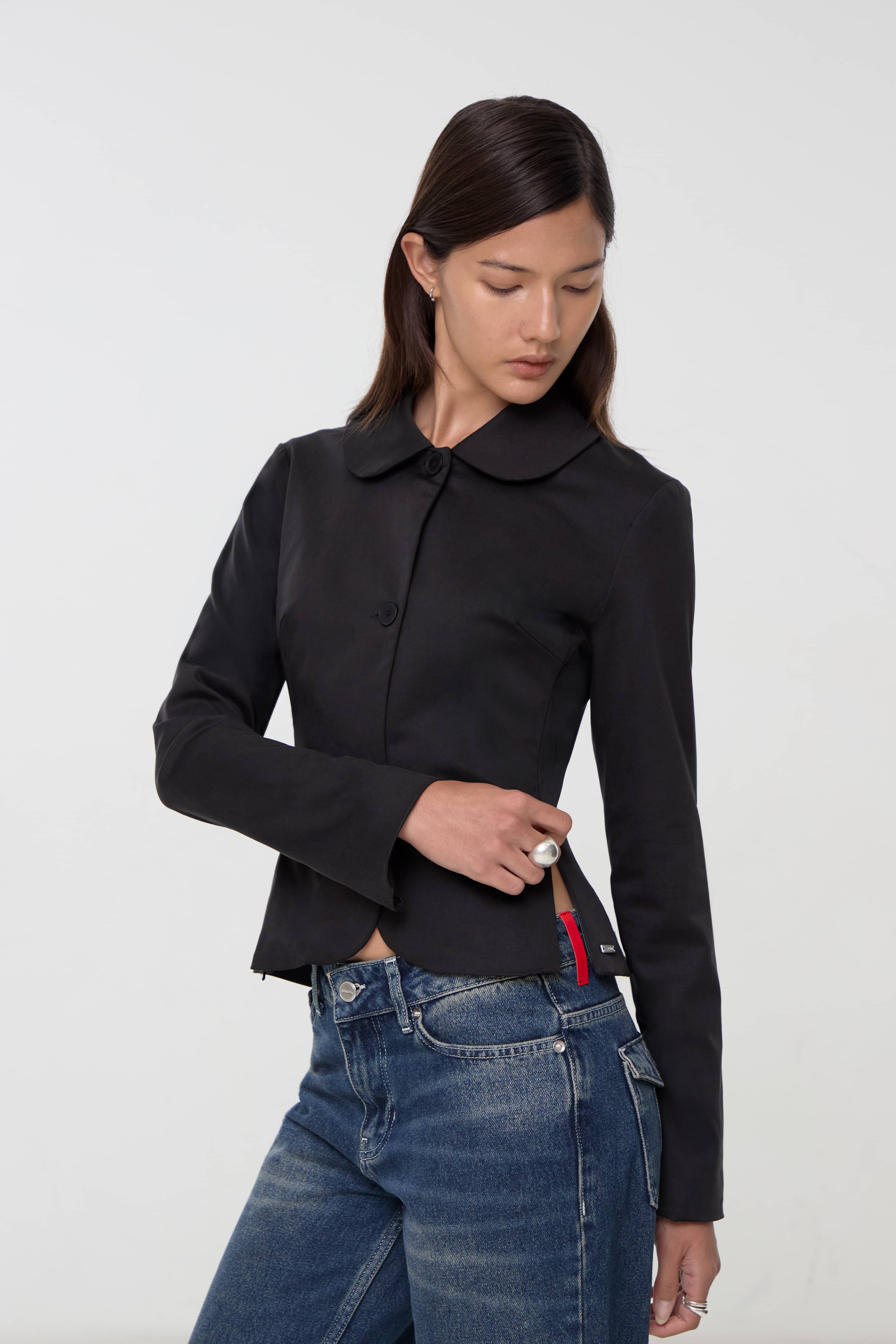 Twiggy Muse Shirt, Onyx