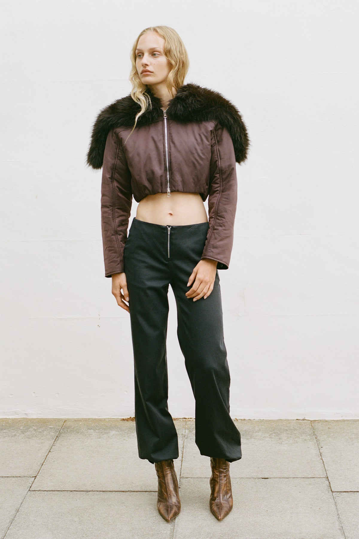 Twiggy Slinky Trousers, Onyx