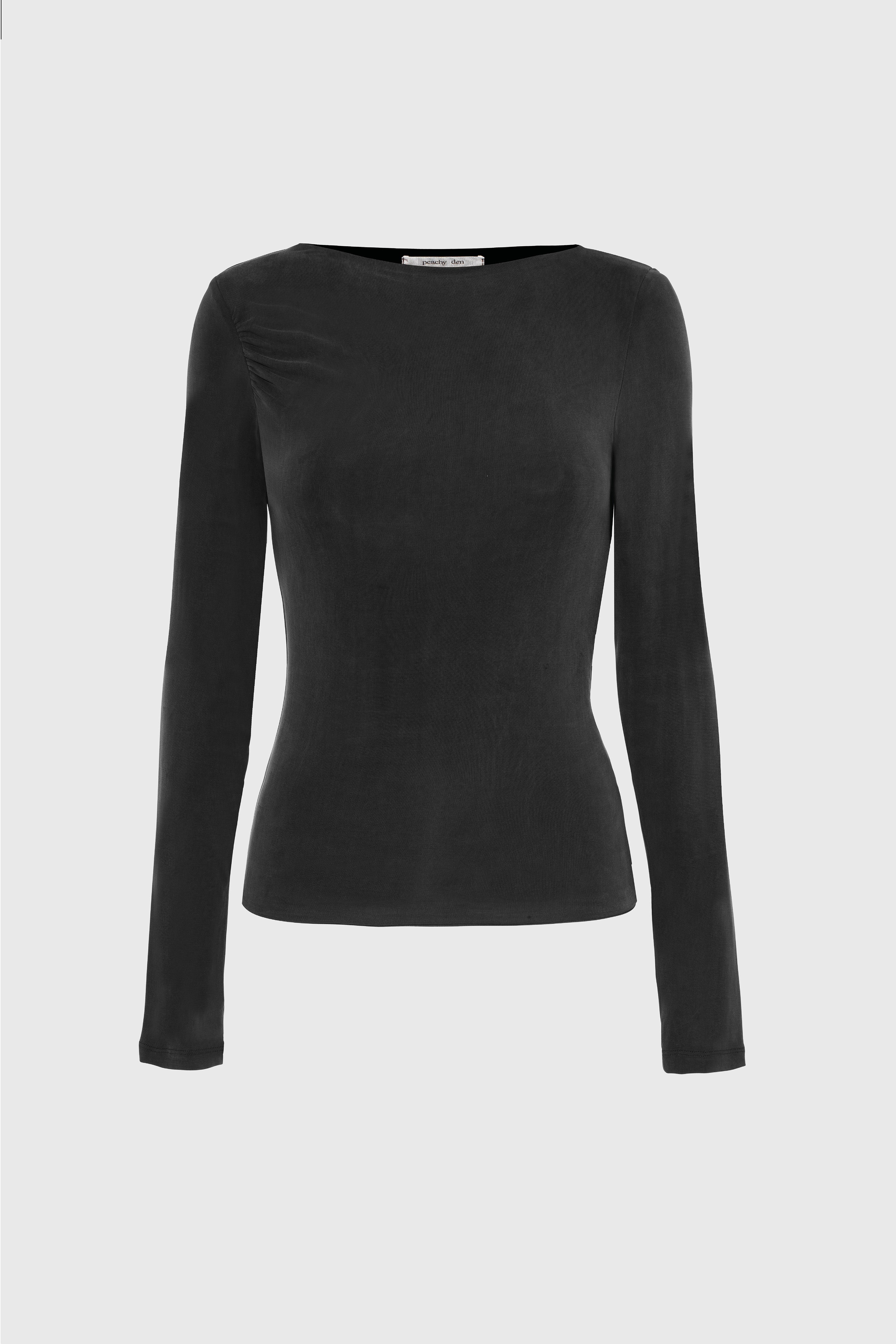 Kylie Long Sleeve Top, Graphite