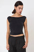 The Kylie Top, Graphite - Peachy Den